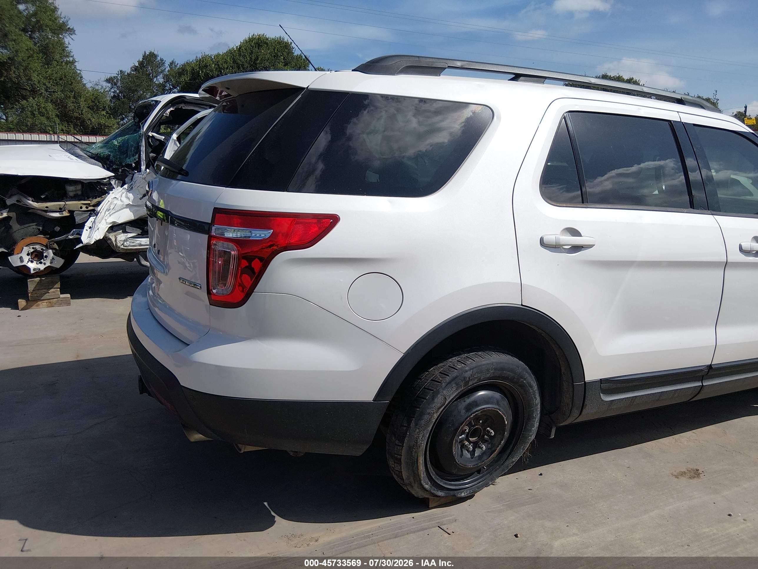 2015 Ford Explorer Xlt Белый vin: 1FM5K7D81FGB58822