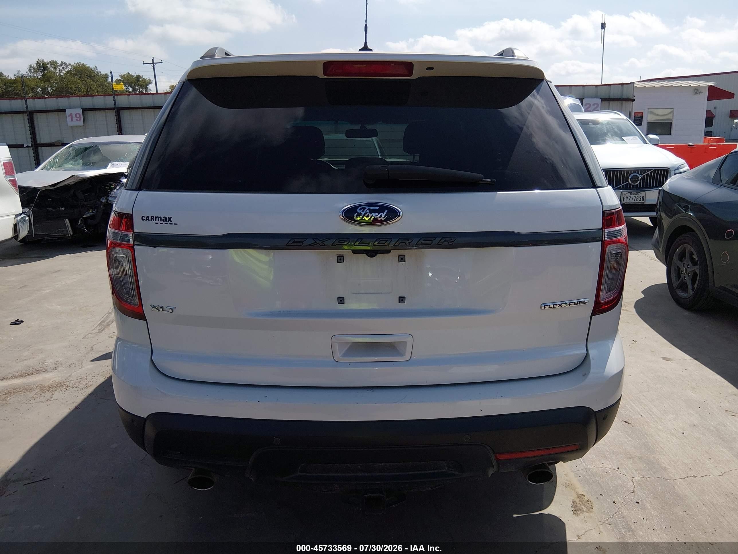 2015 Ford Explorer Xlt Белый vin: 1FM5K7D81FGB58822
