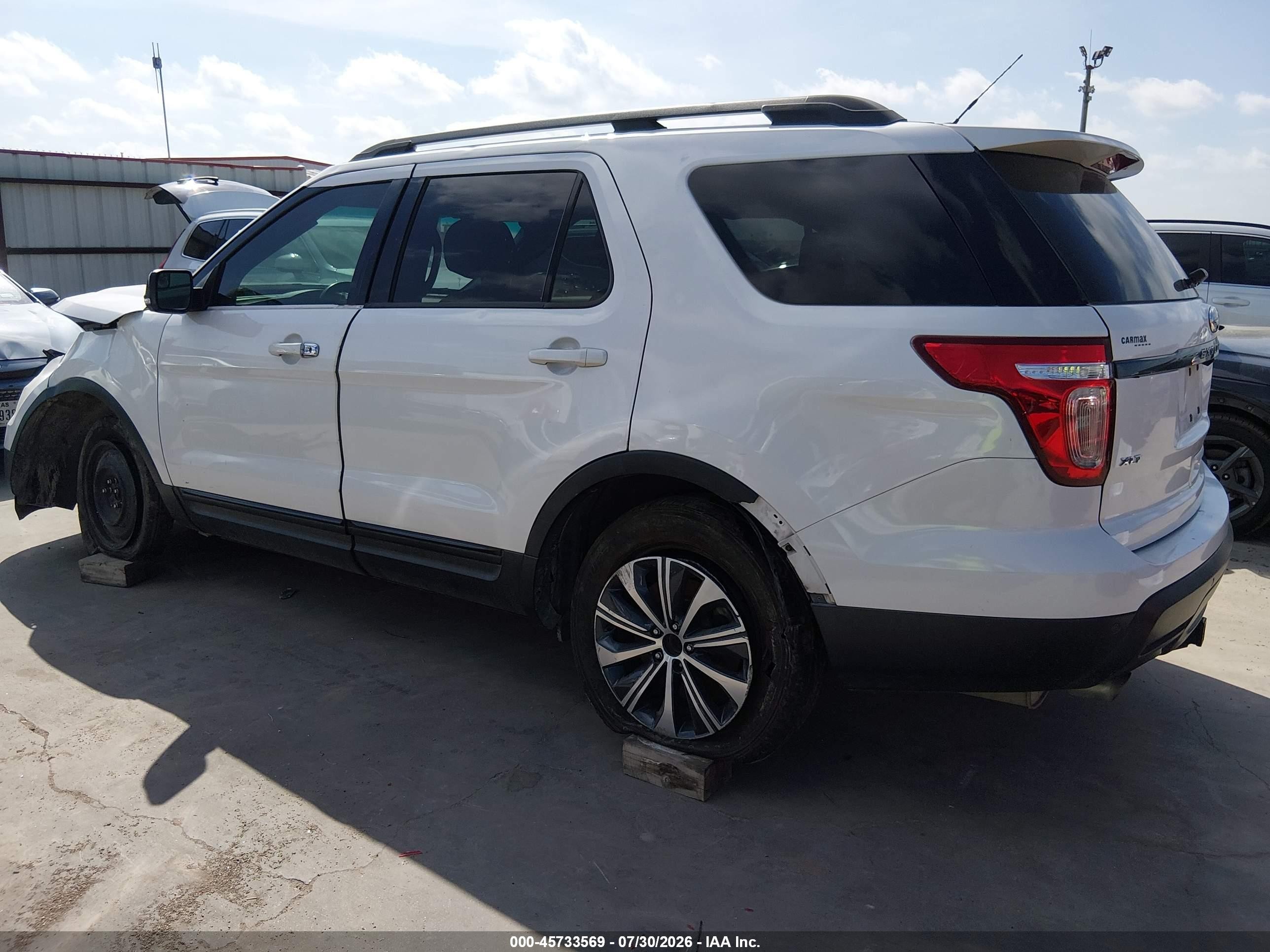 2015 Ford Explorer Xlt Белый vin: 1FM5K7D81FGB58822