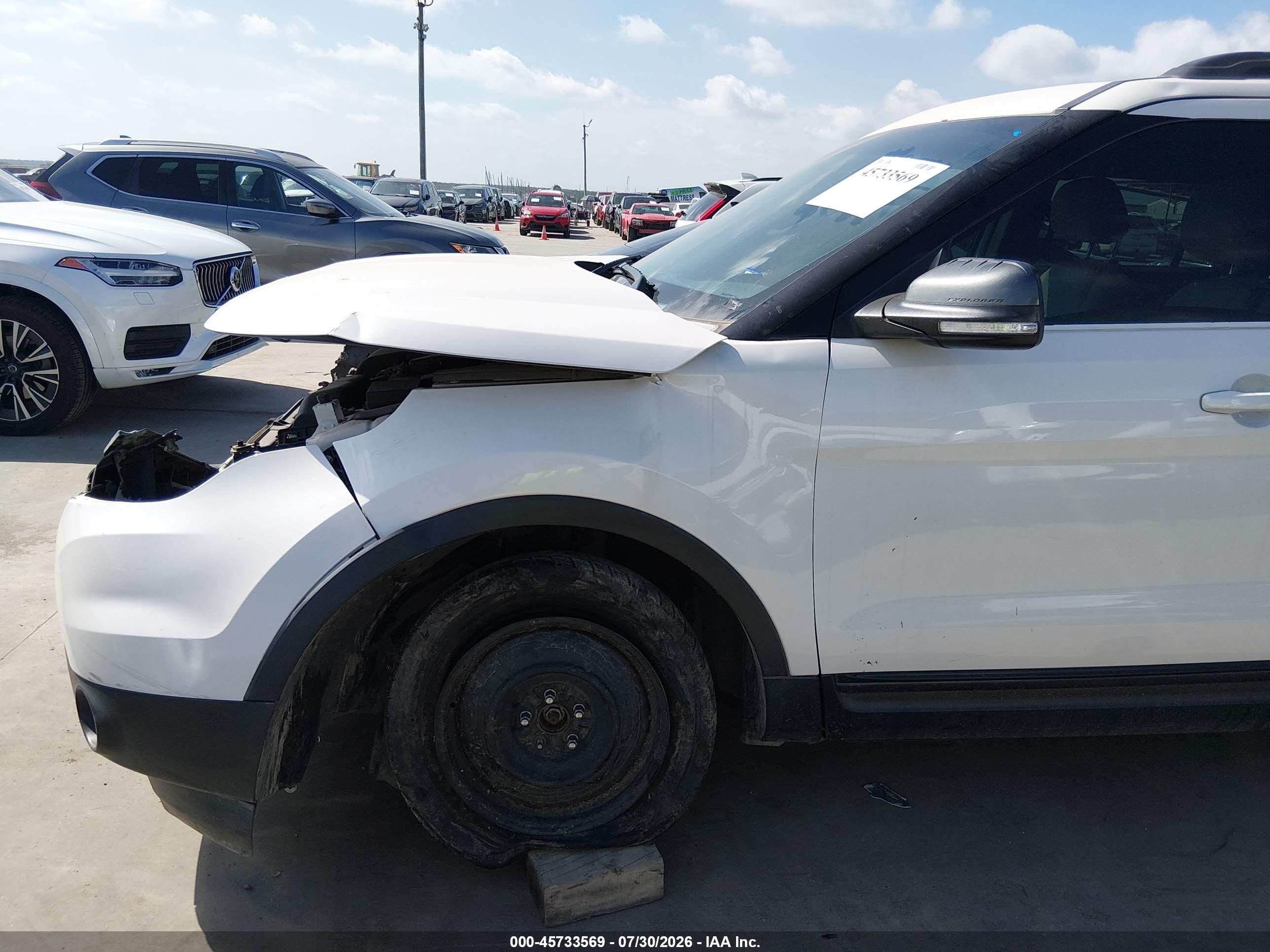 2015 Ford Explorer Xlt Белый vin: 1FM5K7D81FGB58822