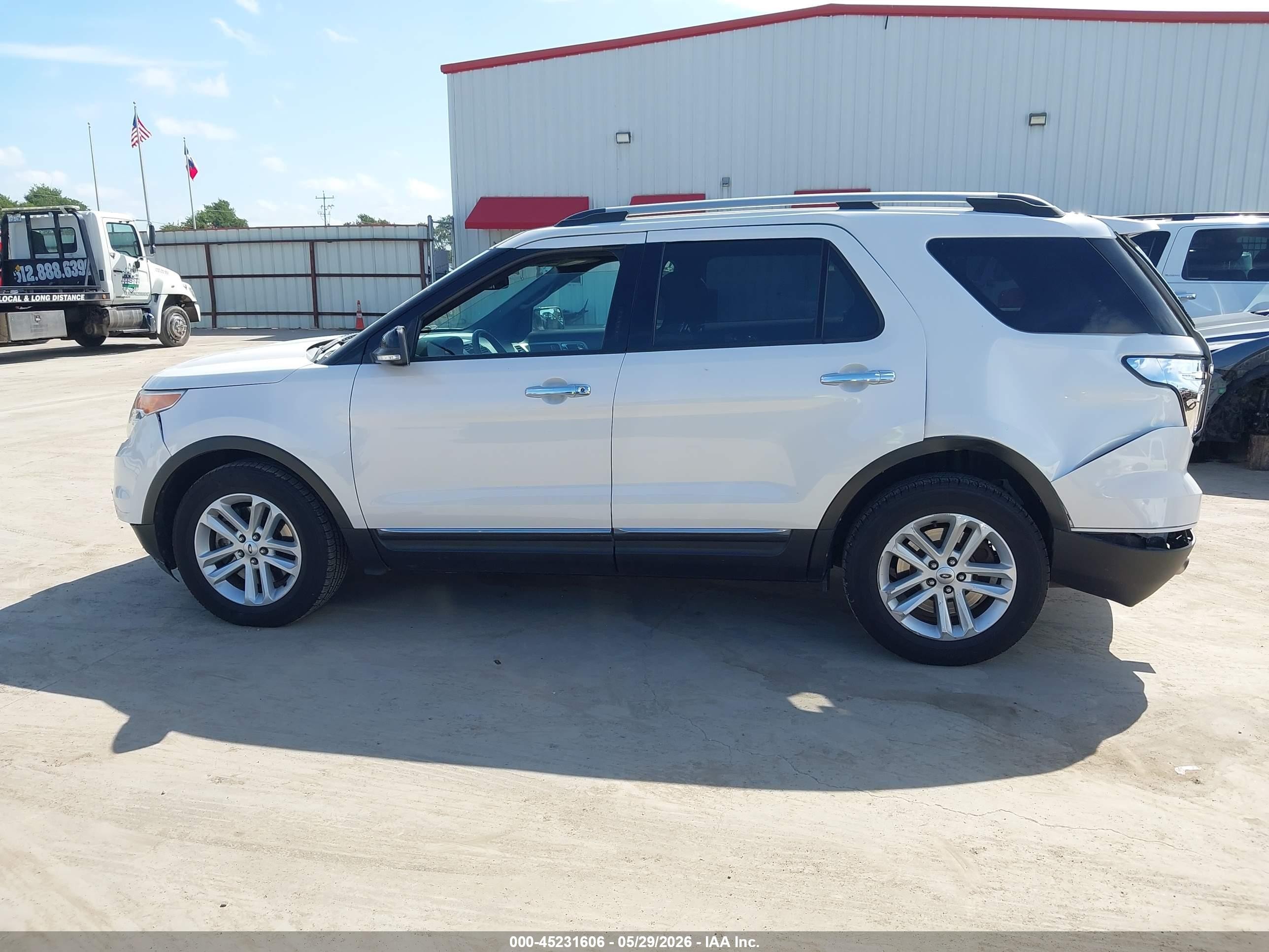2015 Ford Explorer Xlt White vin: 1FM5K7D81FGC04682