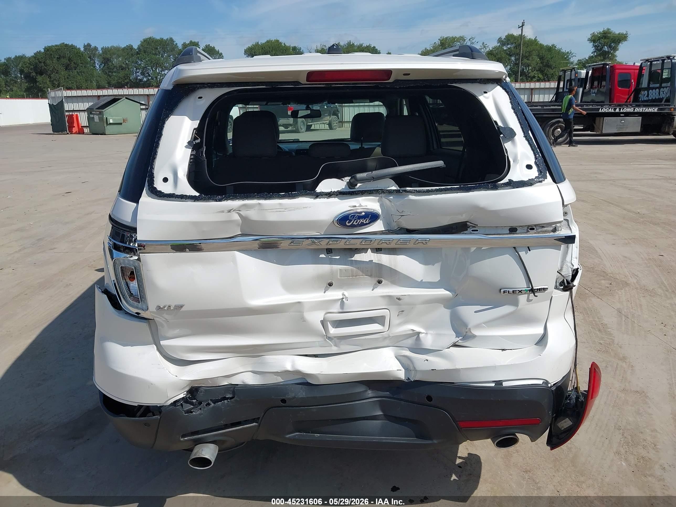 2015 Ford Explorer Xlt White vin: 1FM5K7D81FGC04682