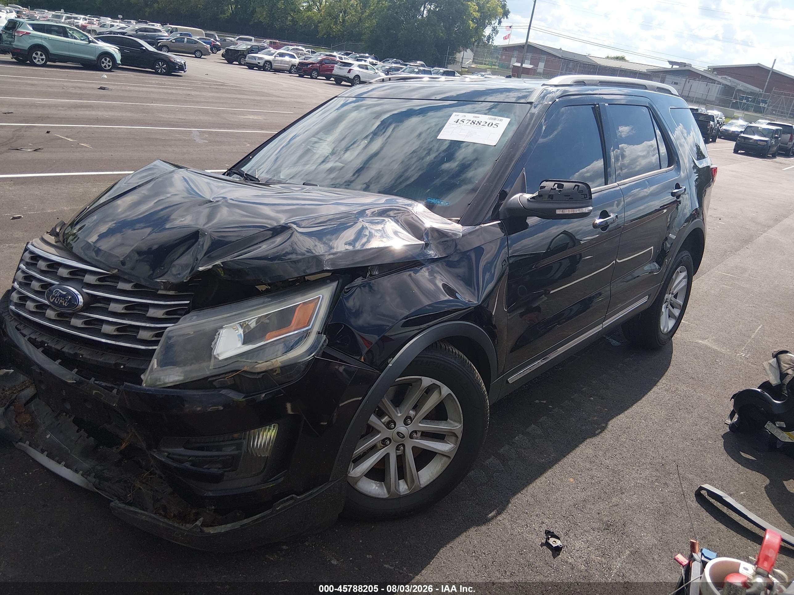 2016 Ford Explorer Xlt Black vin: 1FM5K7D81GGA61976