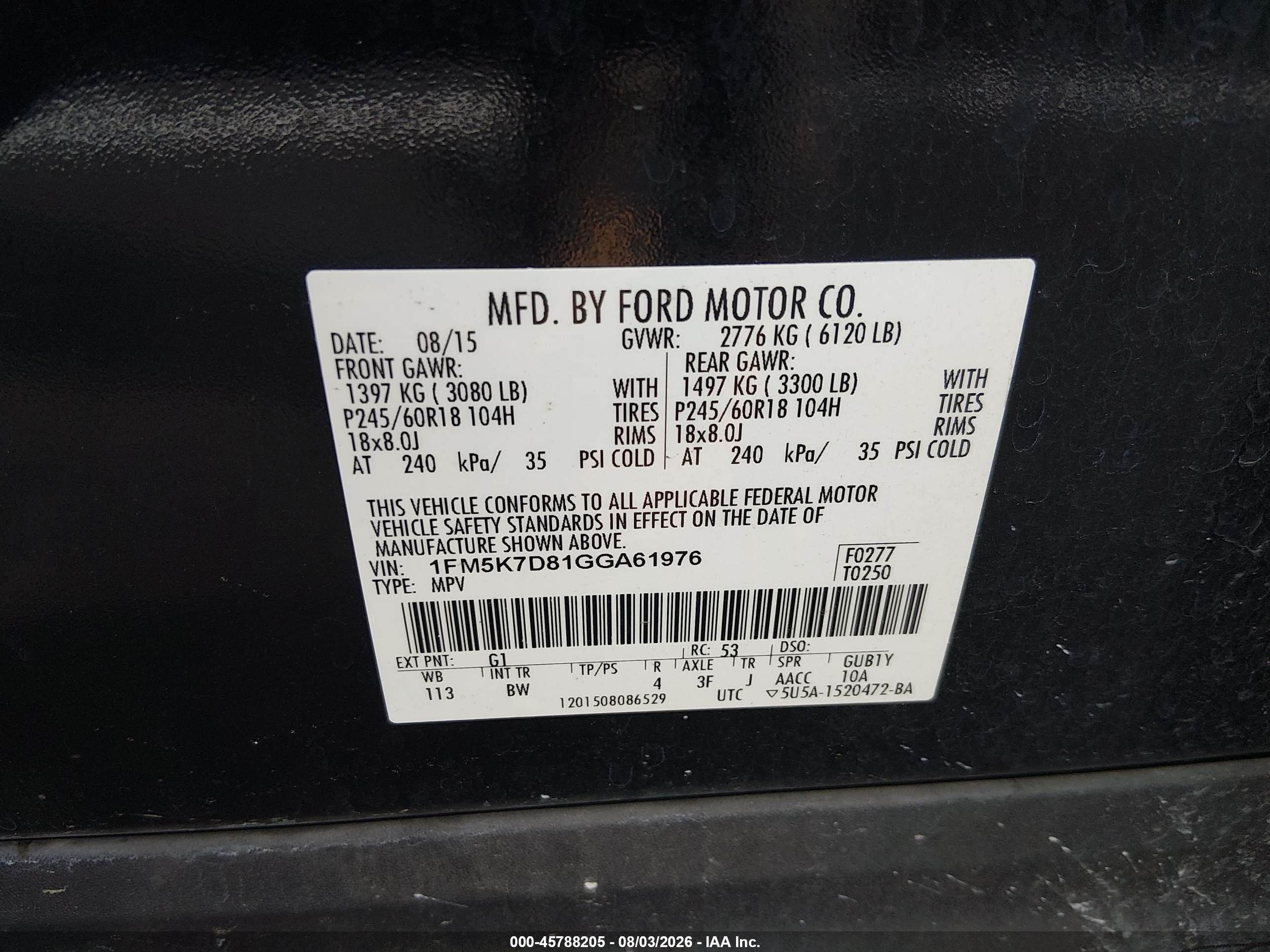 2016 Ford Explorer Xlt Black vin: 1FM5K7D81GGA61976