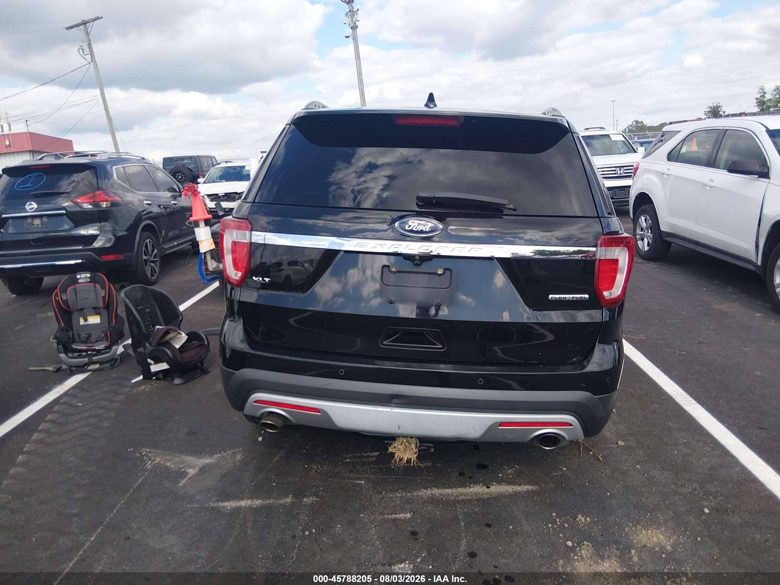 2016 Ford Explorer Xlt Black vin: 1FM5K7D81GGA61976