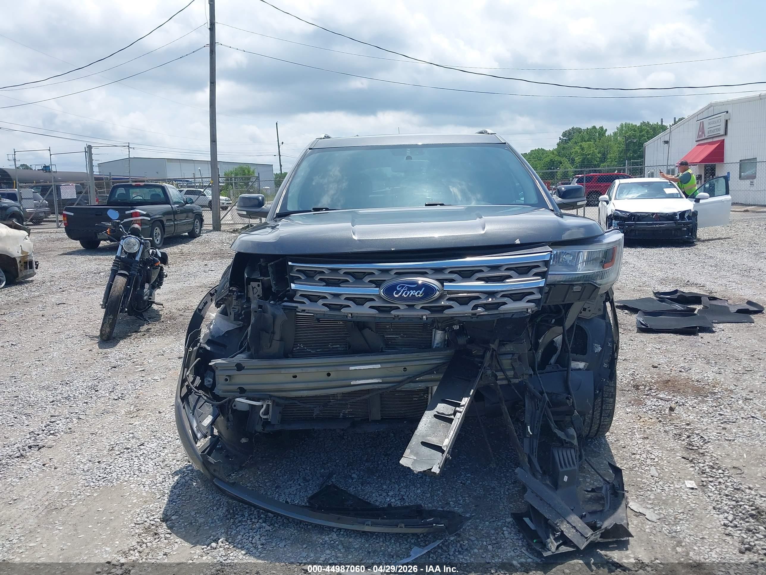 2018 Ford Explorer Xlt Gray vin: 1FM5K7D81JGA39886
