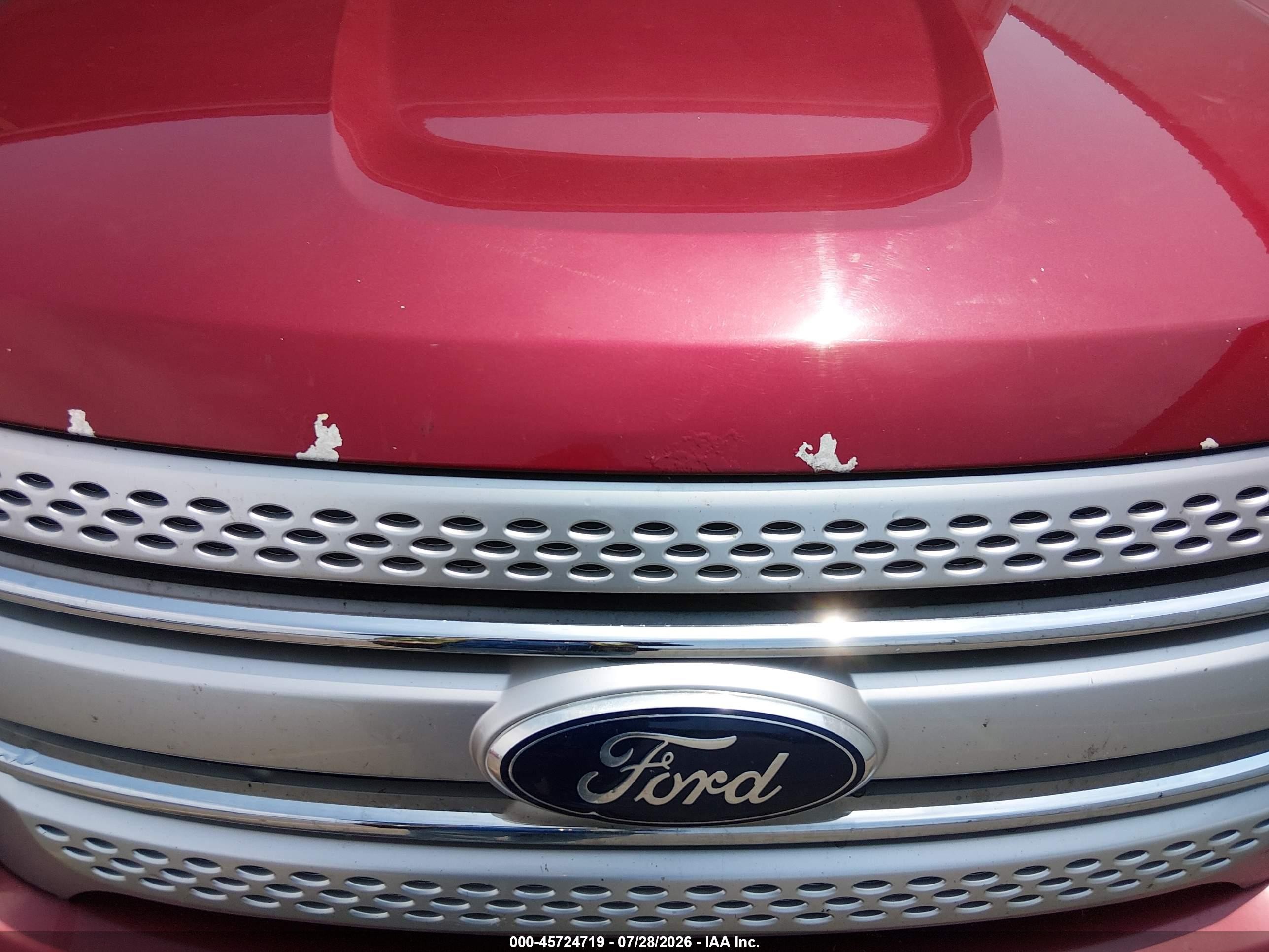 2013 Ford Explorer Xlt Red vin: 1FM5K7D82DGA16380