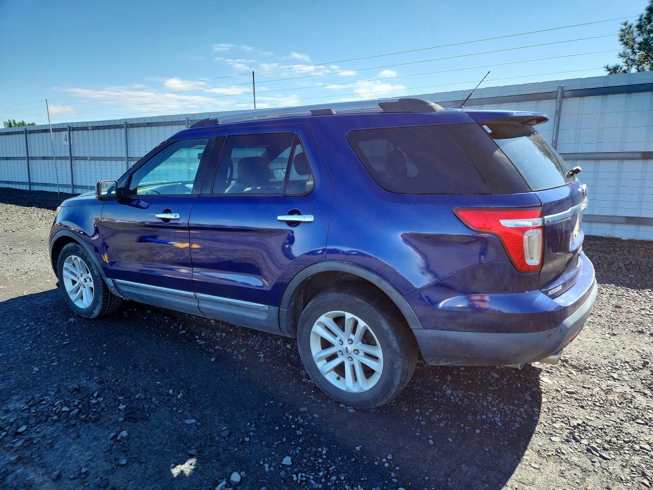 2013 Ford Explorer Xlt Blue vin: 1FM5K7D82DGA30957