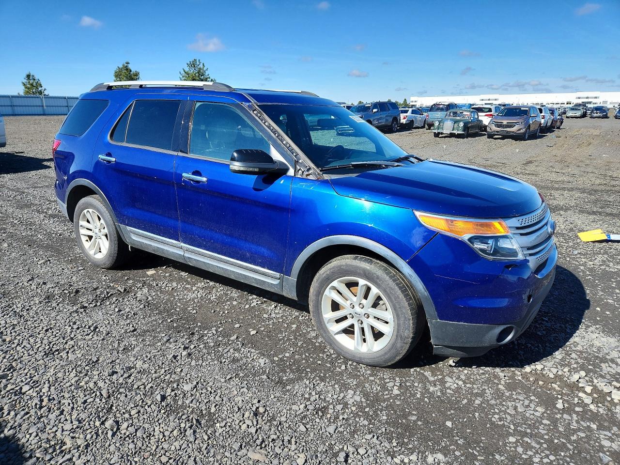 2013 Ford Explorer Xlt Blue vin: 1FM5K7D82DGA30957