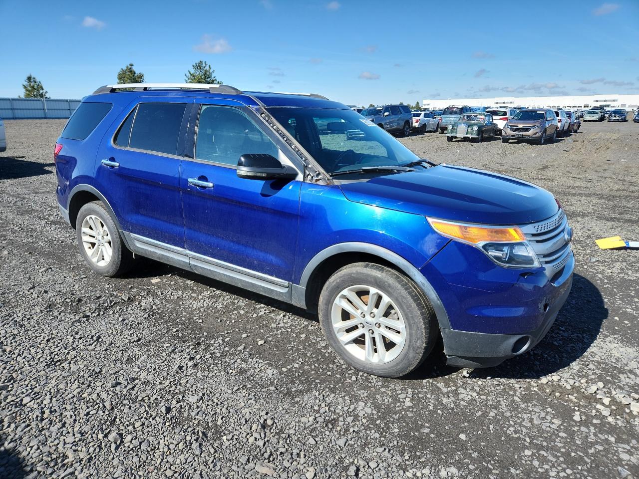 2013 Ford Explorer Xlt Blue vin: 1FM5K7D82DGA30957 Damage: Right Rear Door, Dent(S) W/ Paint Dmg, 1/8 To 1/2 Inch