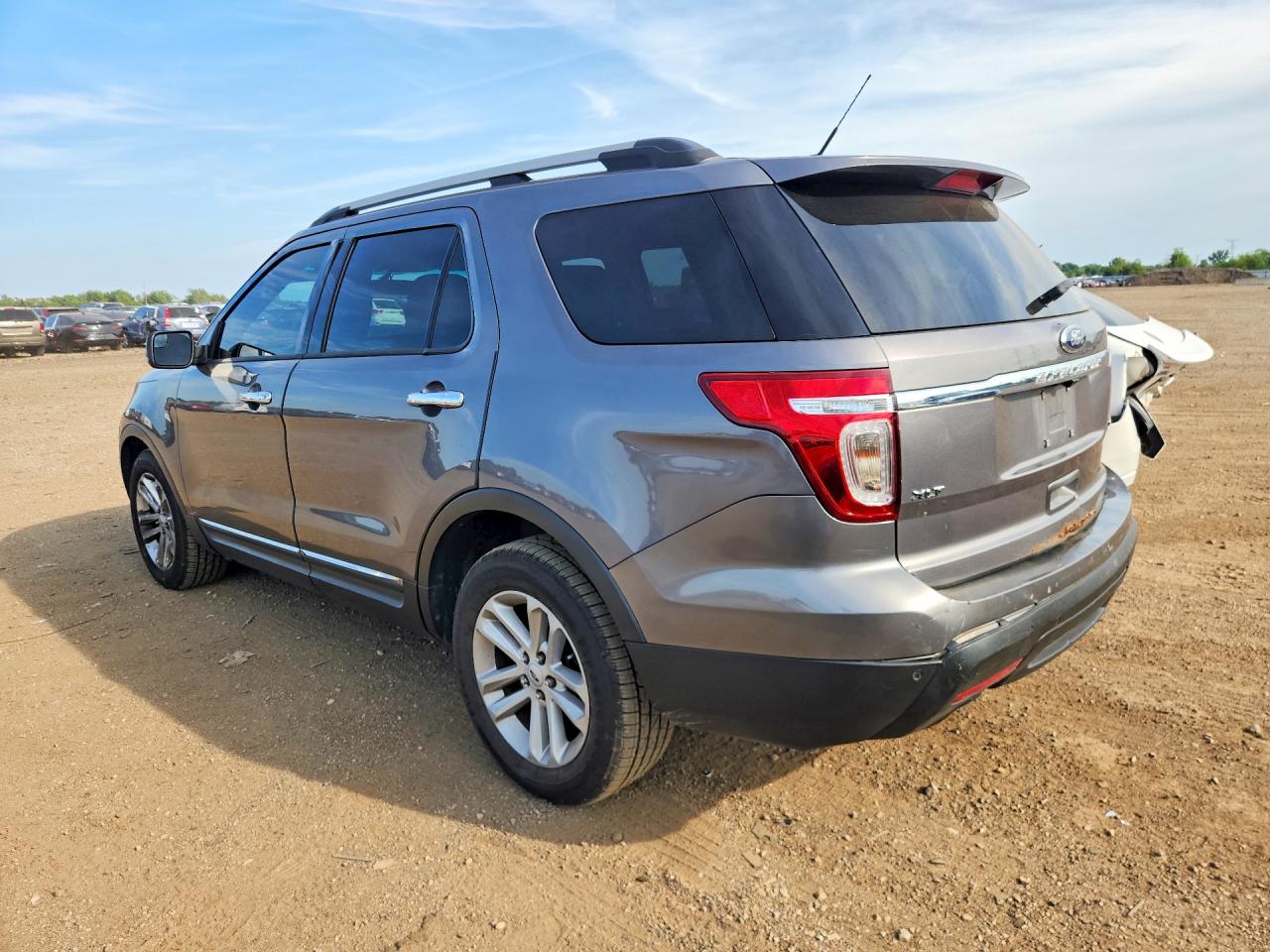 2013 Ford Explorer Xlt Gray vin: 1FM5K7D82DGB68983
