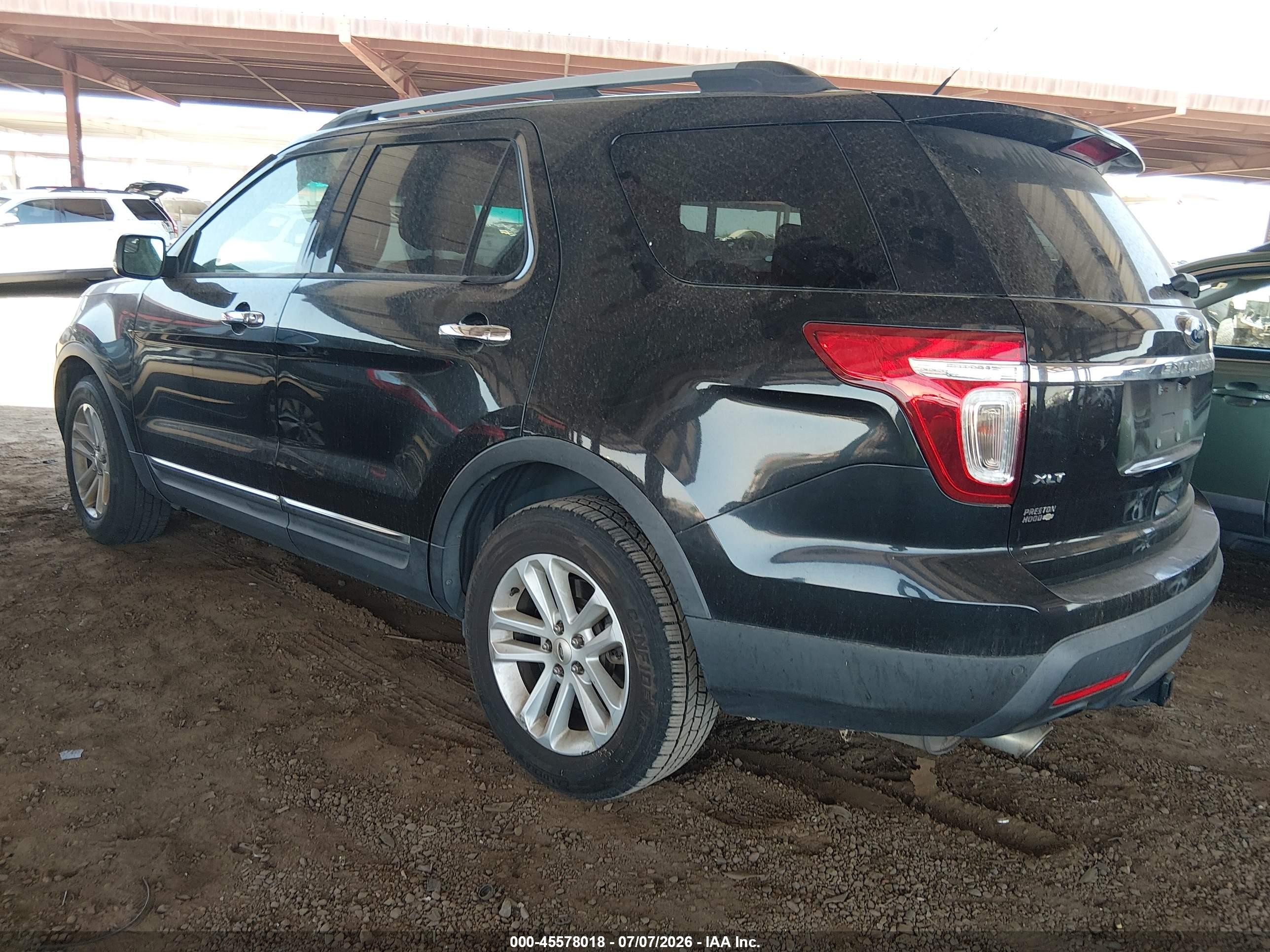 2013 Ford Explorer Xlt Black vin: 1FM5K7D82DGC79937