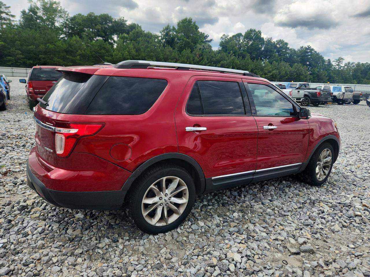 2014 Ford Explorer Xlt Red vin: 1FM5K7D82EGA11102