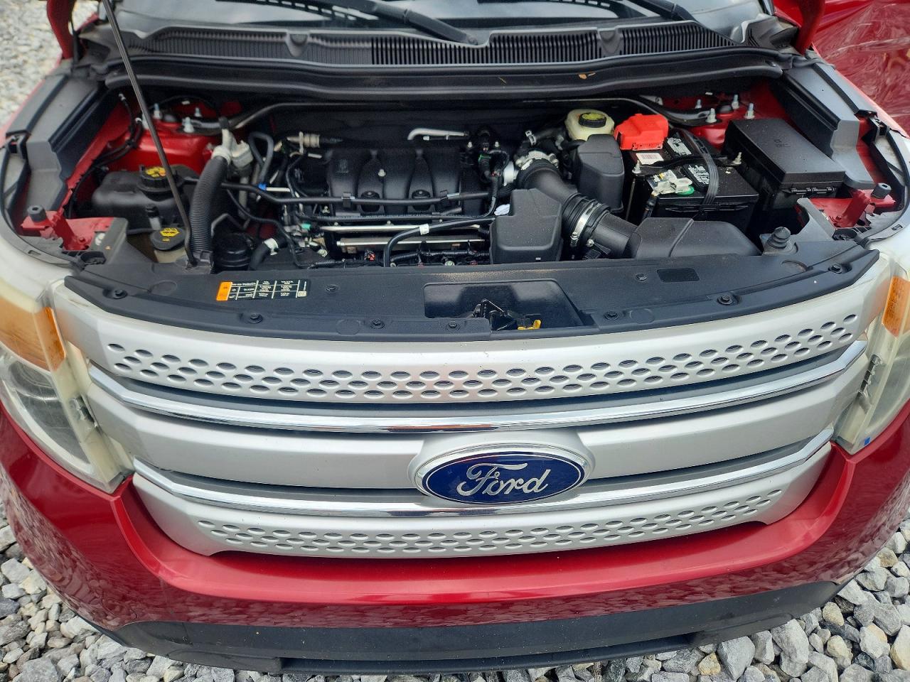 2014 Ford Explorer Xlt Red vin: 1FM5K7D82EGA11102