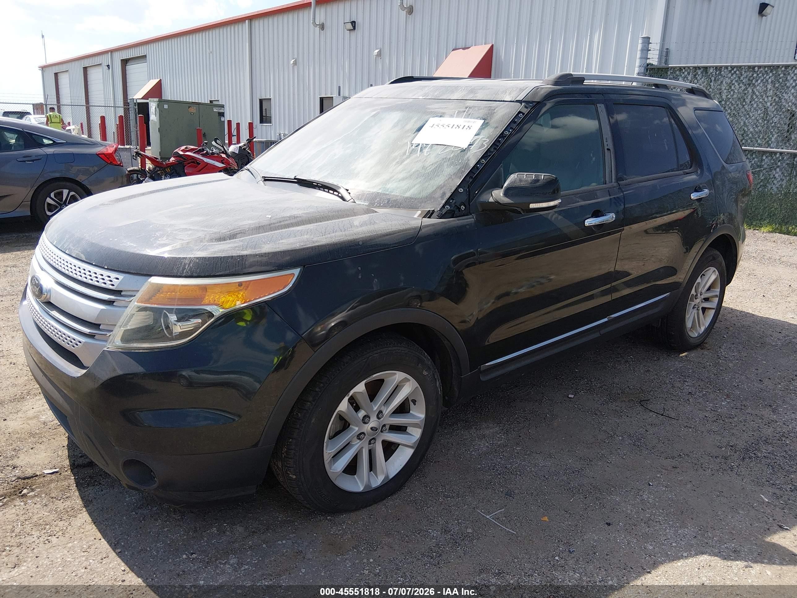 2014 Ford Explorer Xlt Black vin: 1FM5K7D82EGA22469