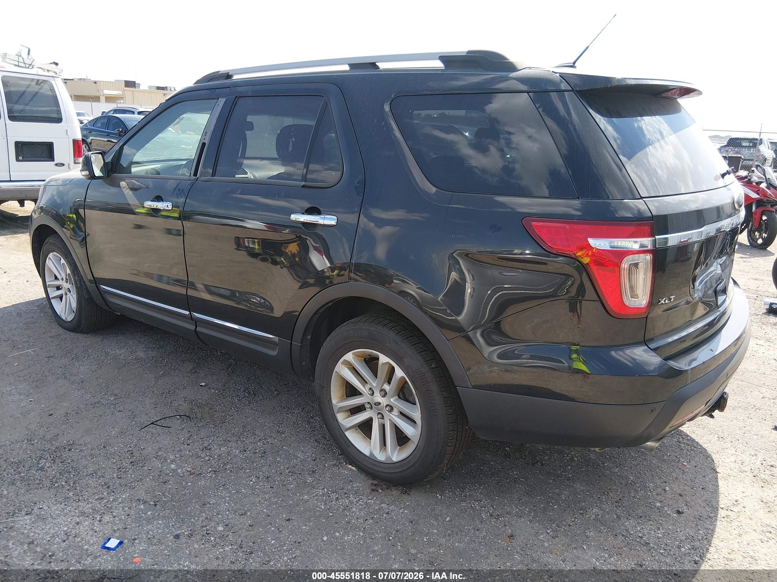 2014 Ford Explorer Xlt Black vin: 1FM5K7D82EGA22469