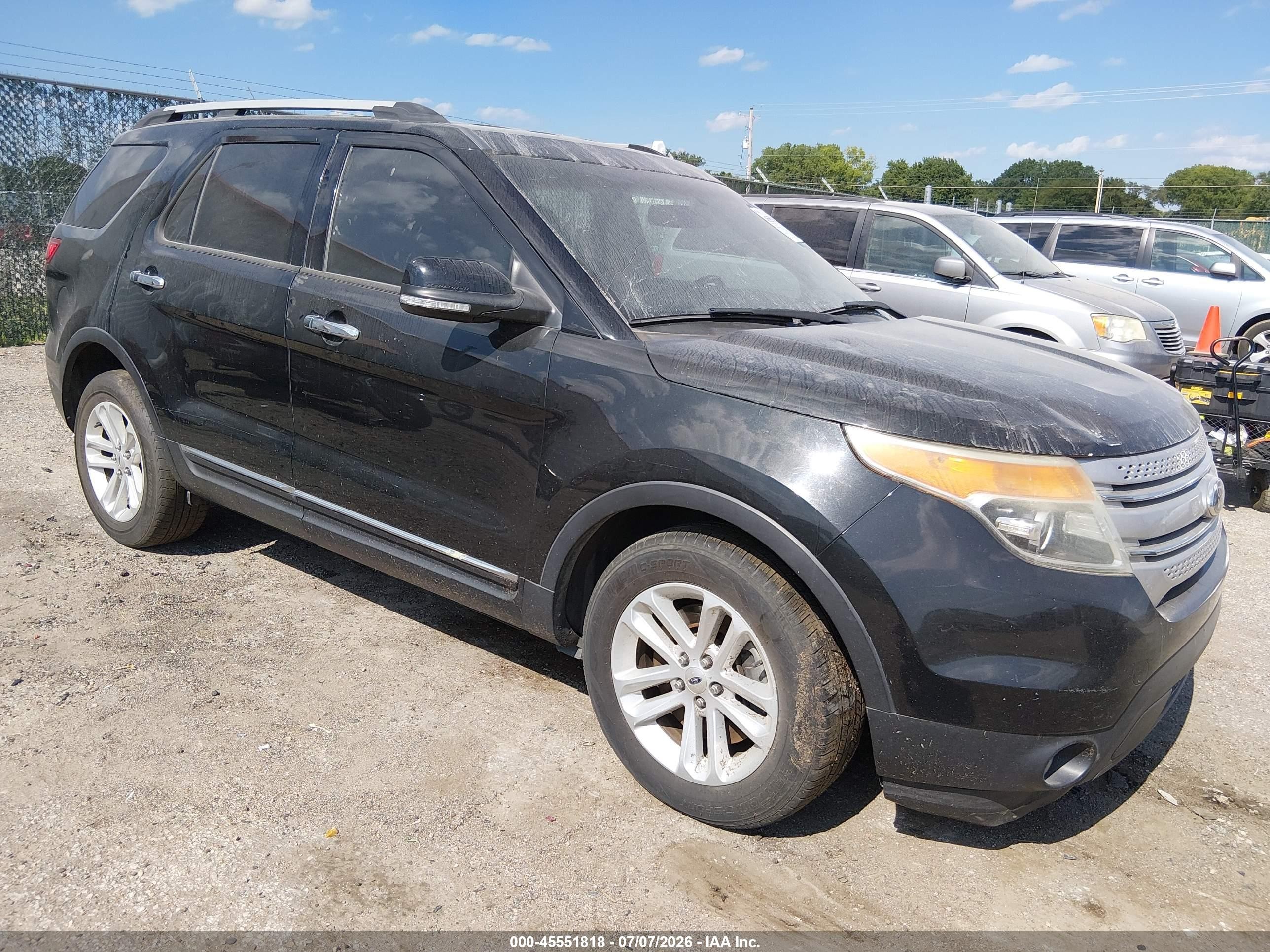 2014 Ford Explorer Xlt Black vin: 1FM5K7D82EGA22469