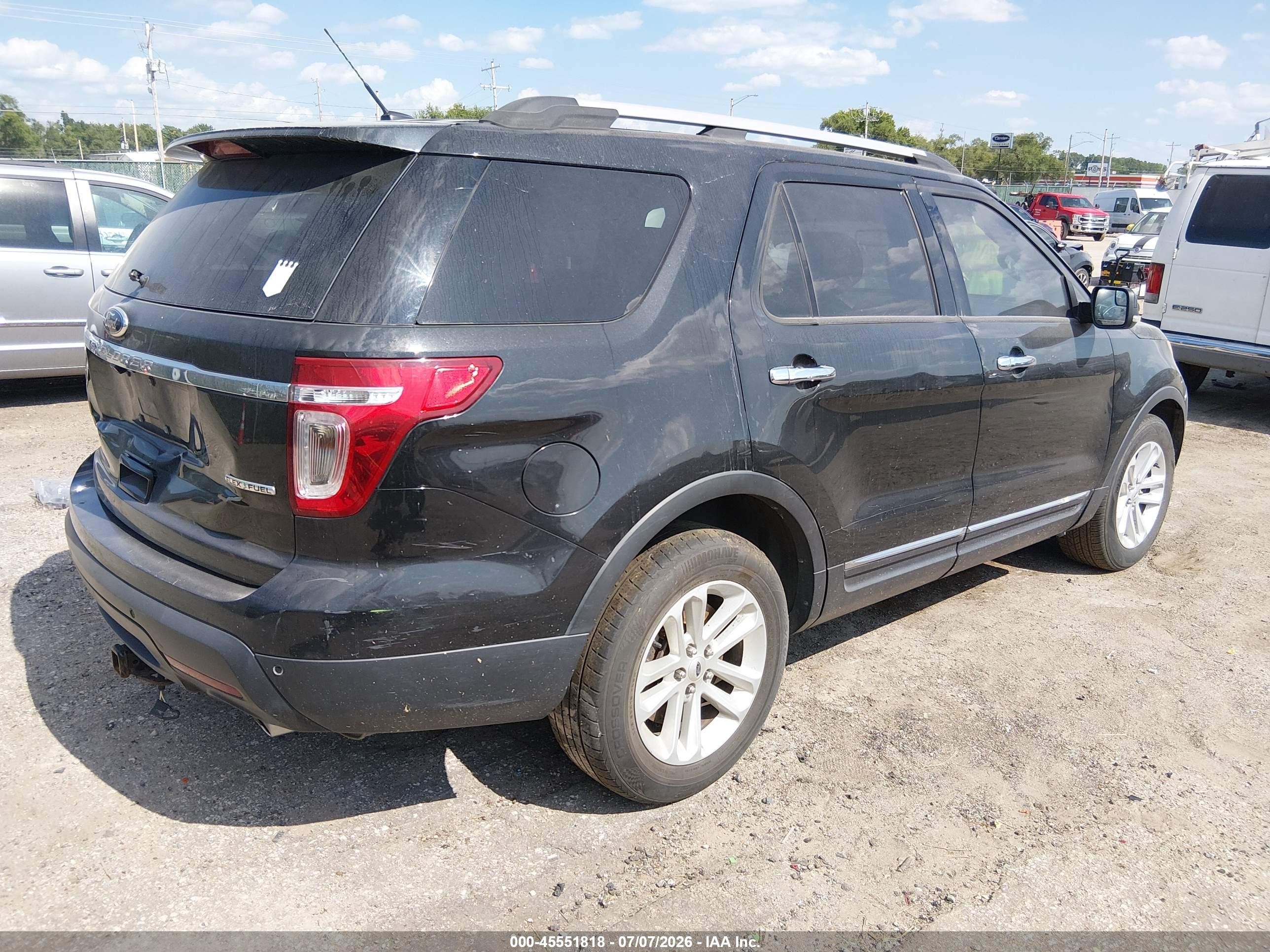 2014 Ford Explorer Xlt Black vin: 1FM5K7D82EGA22469