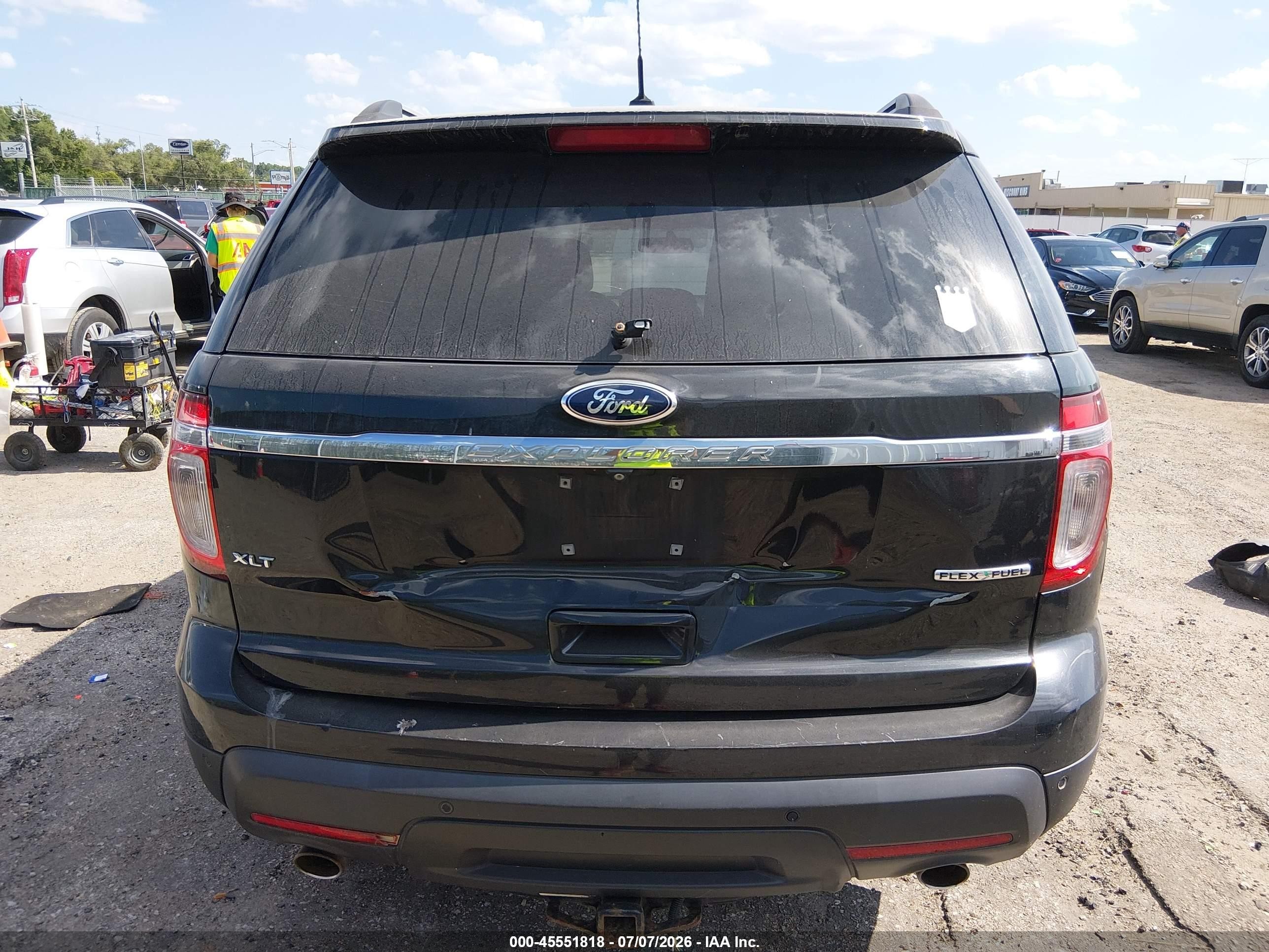 2014 Ford Explorer Xlt Black vin: 1FM5K7D82EGA22469