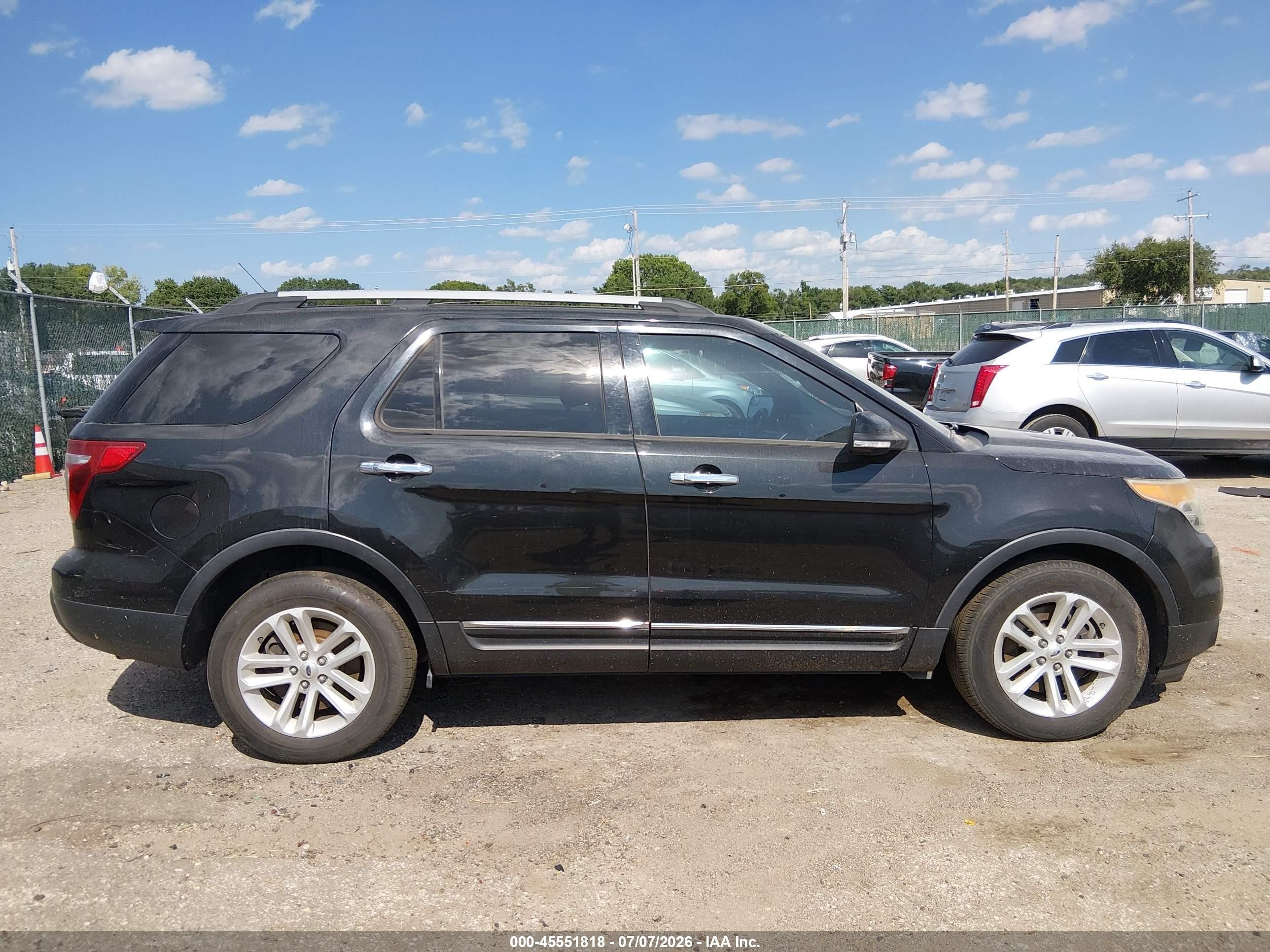 2014 Ford Explorer Xlt Black vin: 1FM5K7D82EGA22469