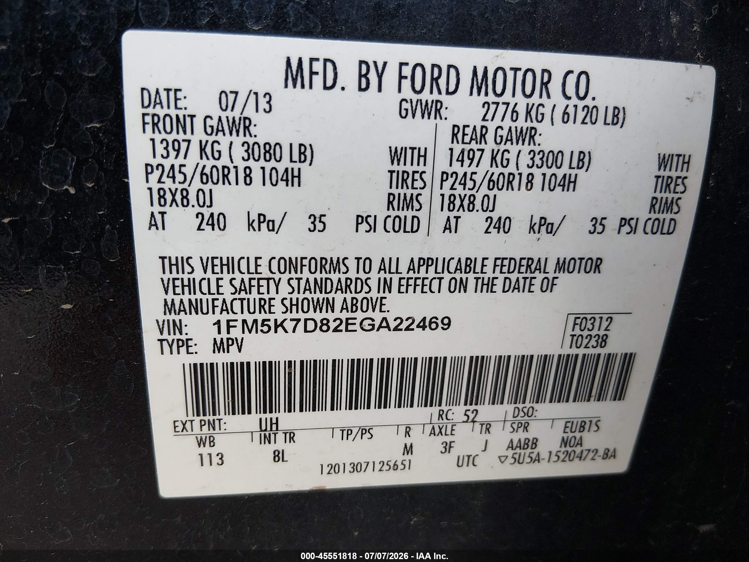 2014 Ford Explorer Xlt Black vin: 1FM5K7D82EGA22469