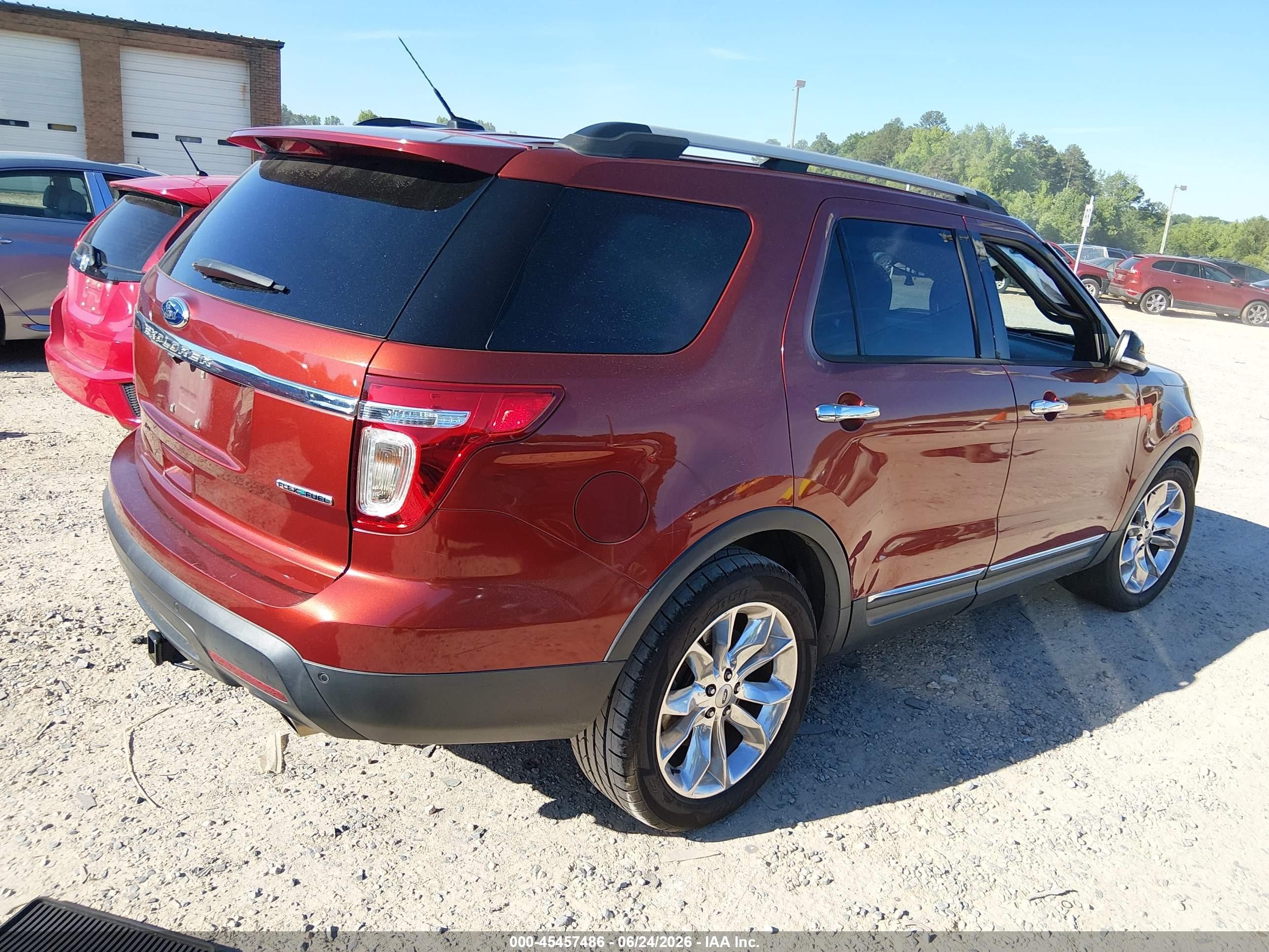 2014 Ford Explorer Xlt Orange vin: 1FM5K7D82EGA47310