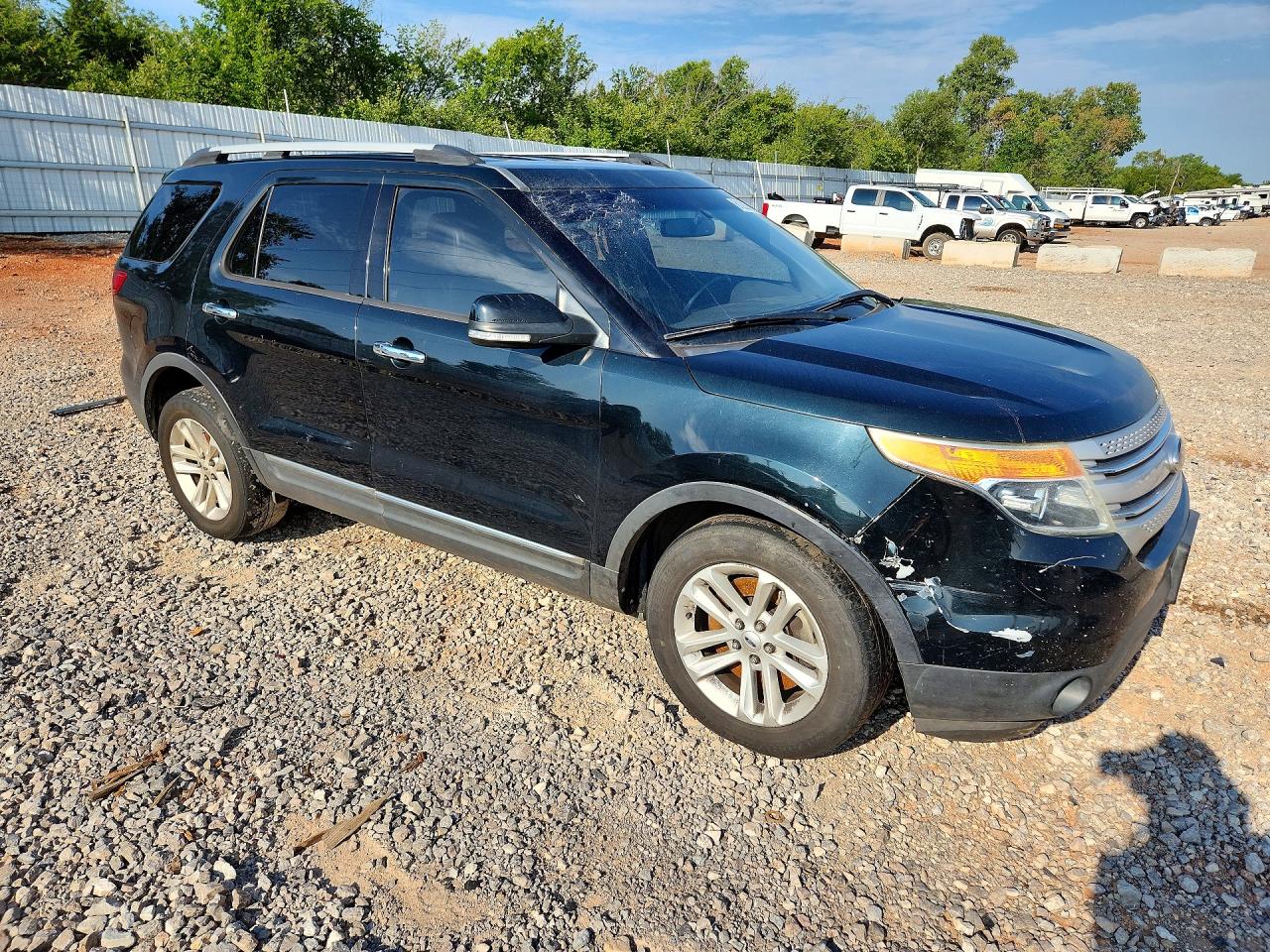 2014 Ford Explorer Xlt Teal vin: 1FM5K7D82EGA53981