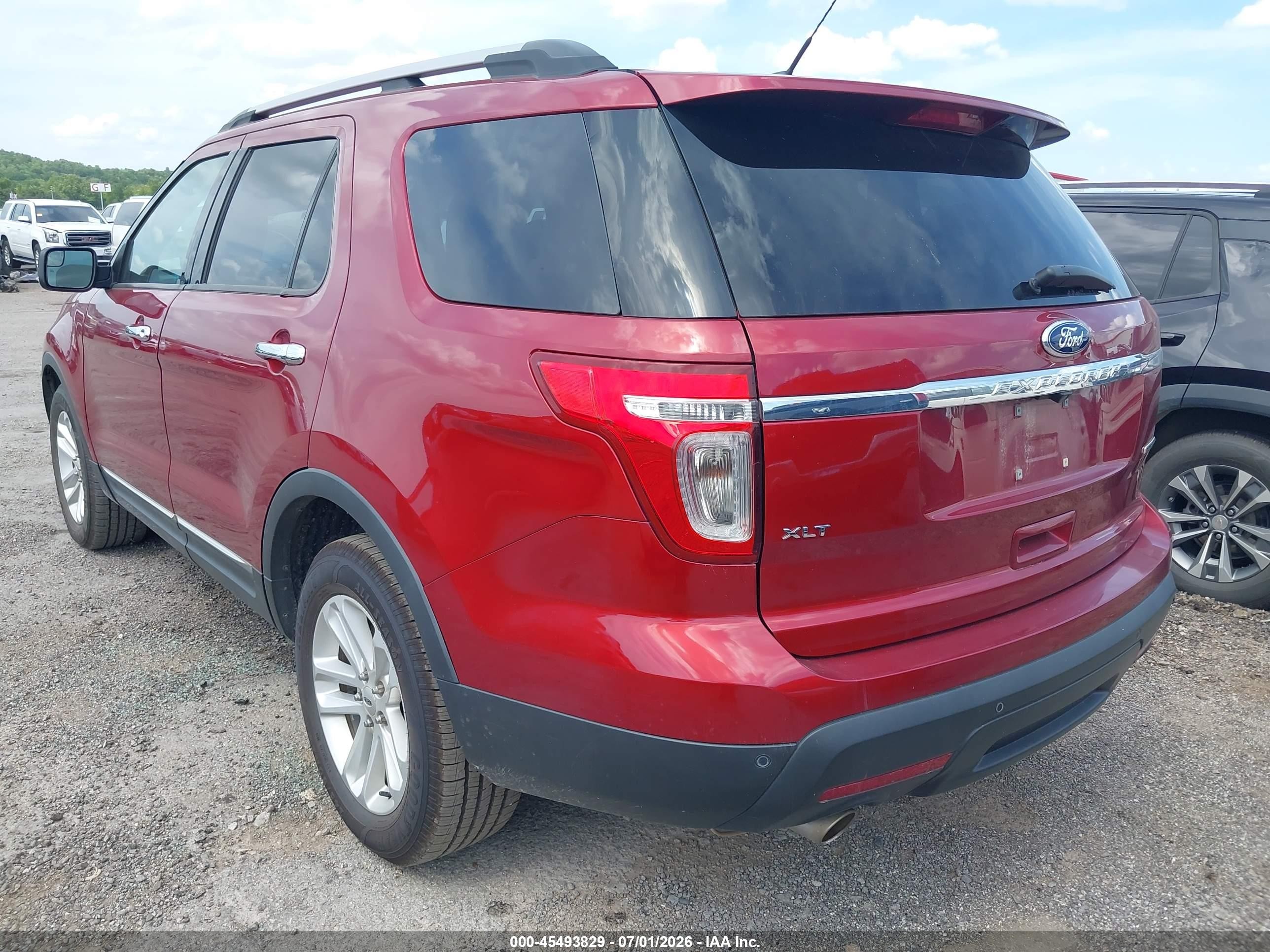 2014 Ford Explorer Xlt Maroon vin: 1FM5K7D82EGA63748
