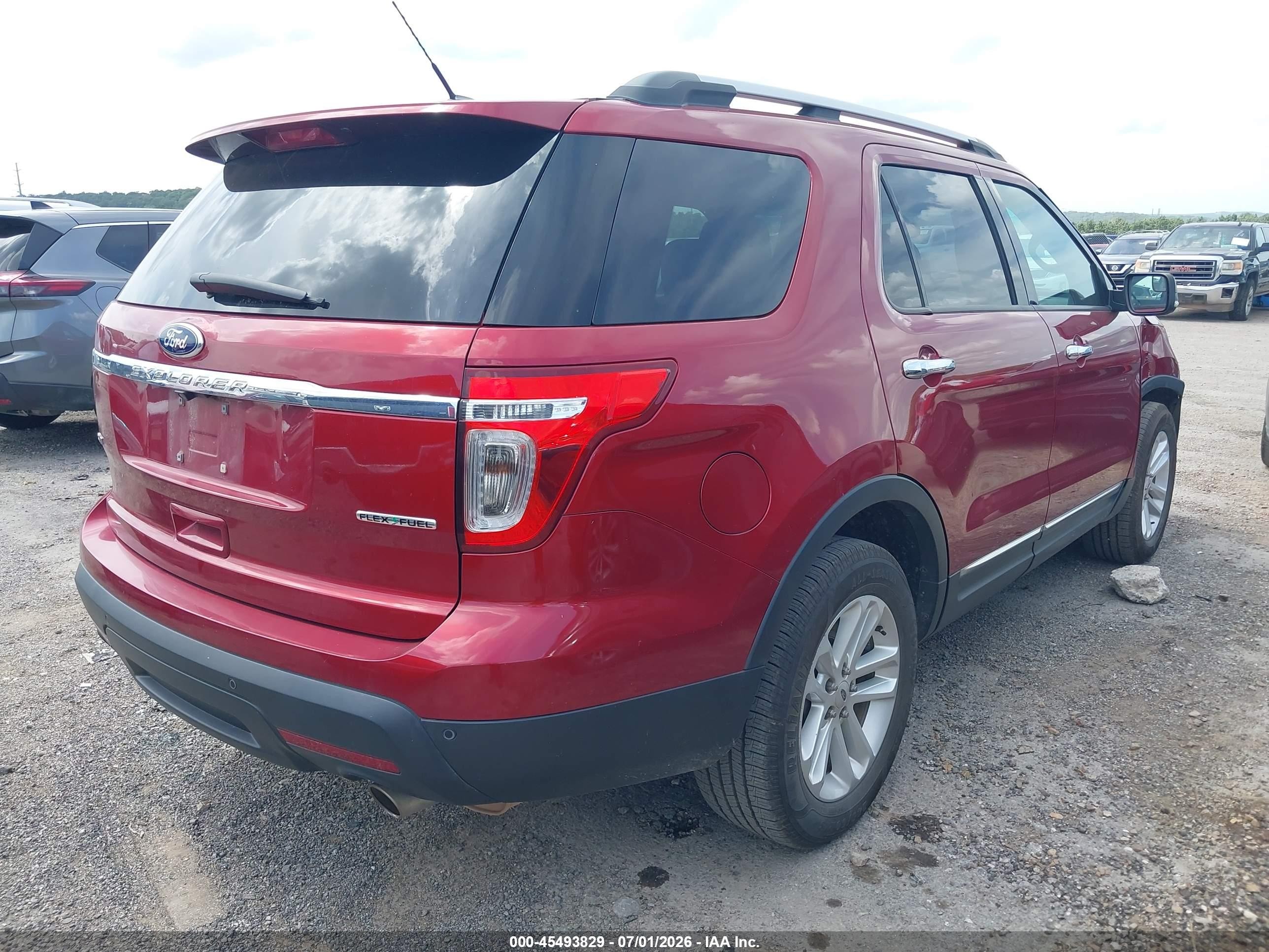 2014 Ford Explorer Xlt Maroon vin: 1FM5K7D82EGA63748