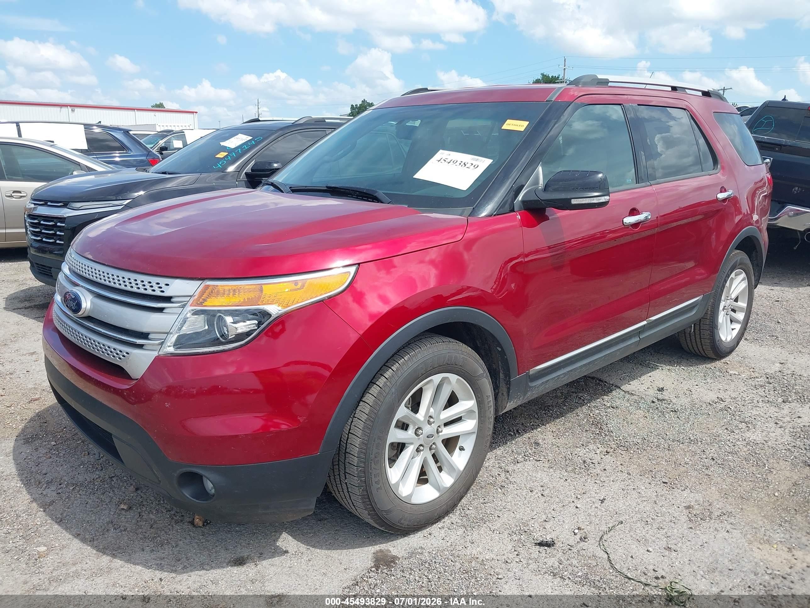 2014 Ford Explorer Xlt Maroon vin: 1FM5K7D82EGA63748