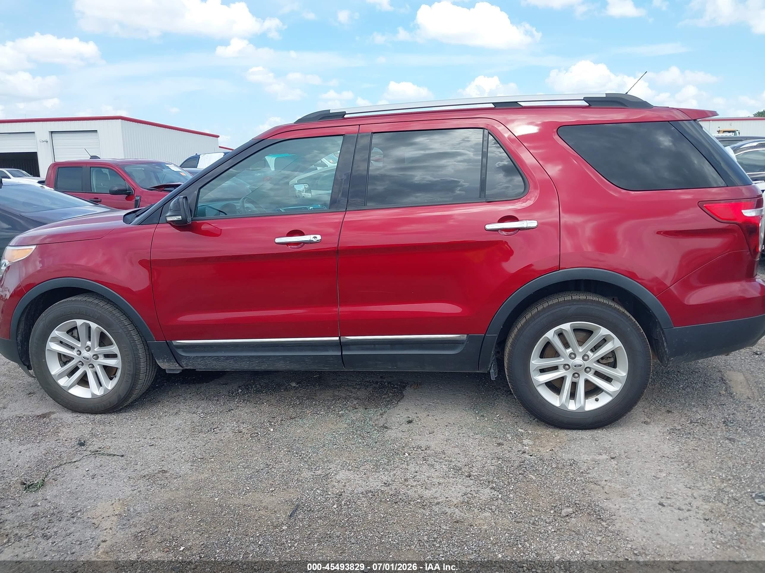 2014 Ford Explorer Xlt Maroon vin: 1FM5K7D82EGA63748