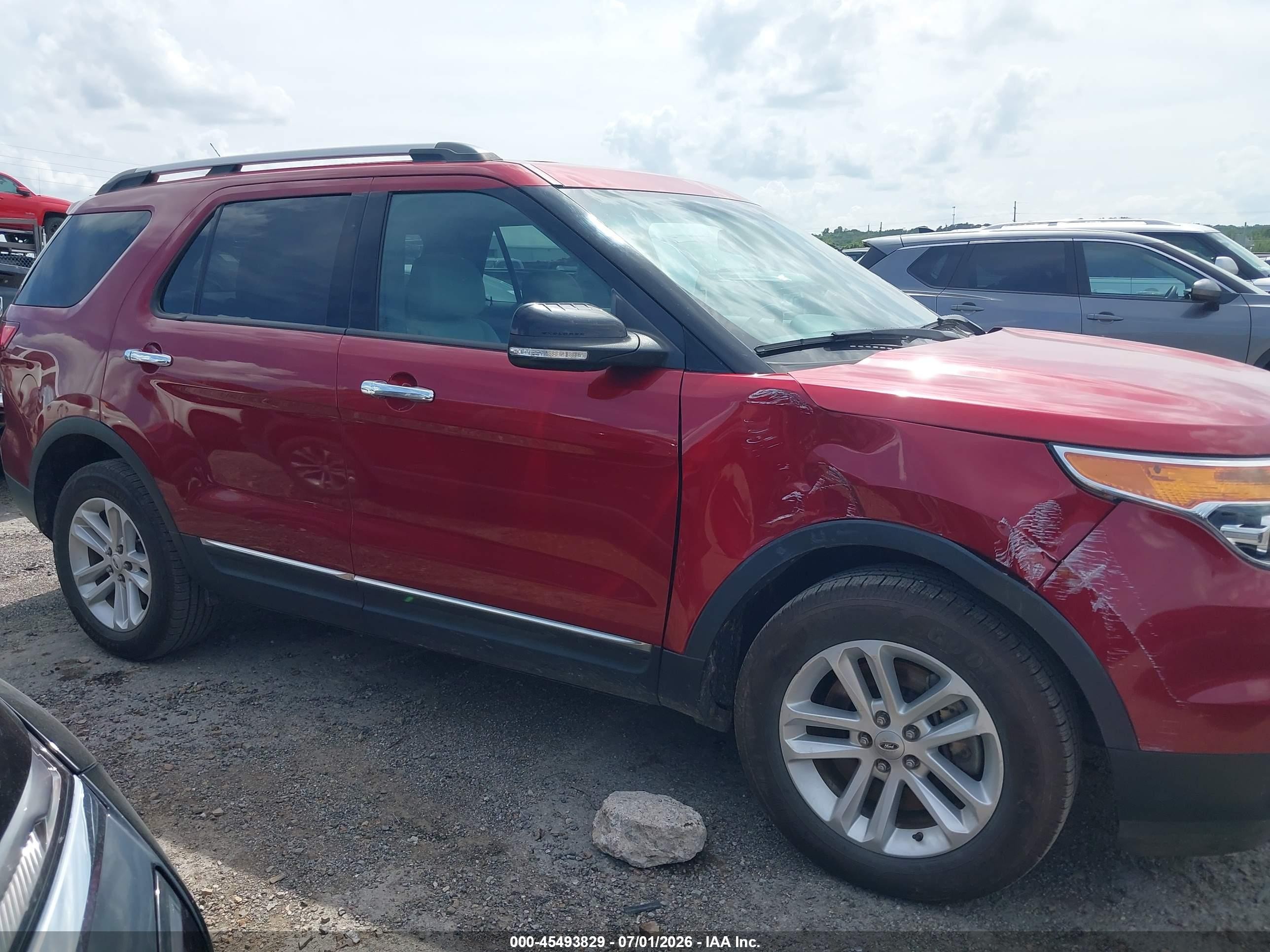 2014 Ford Explorer Xlt Maroon vin: 1FM5K7D82EGA63748