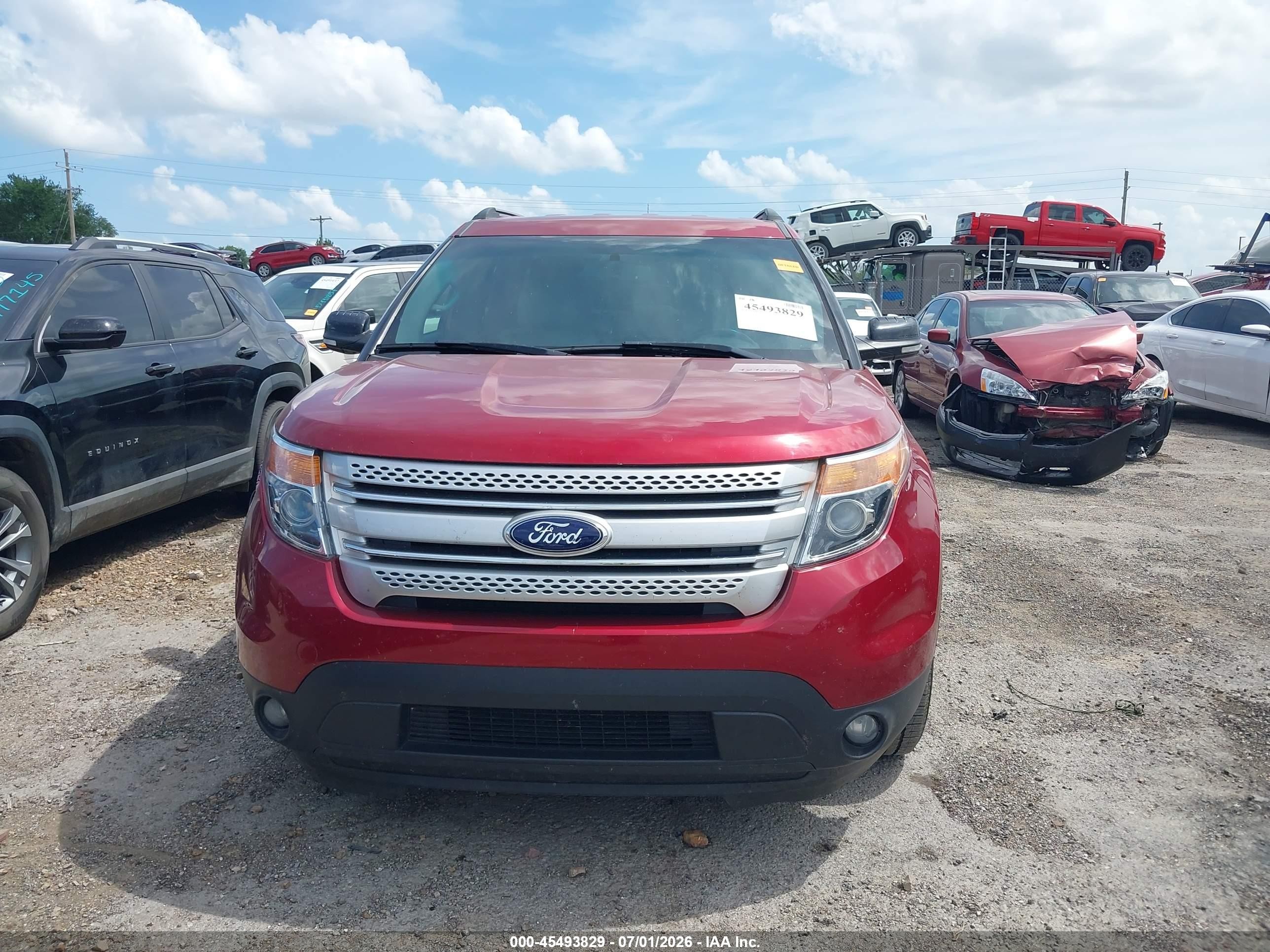 2014 Ford Explorer Xlt Maroon vin: 1FM5K7D82EGA63748