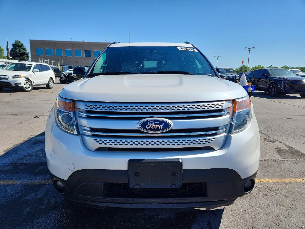 2014 Ford Explorer Xlt White vin: 1FM5K7D82EGC21067