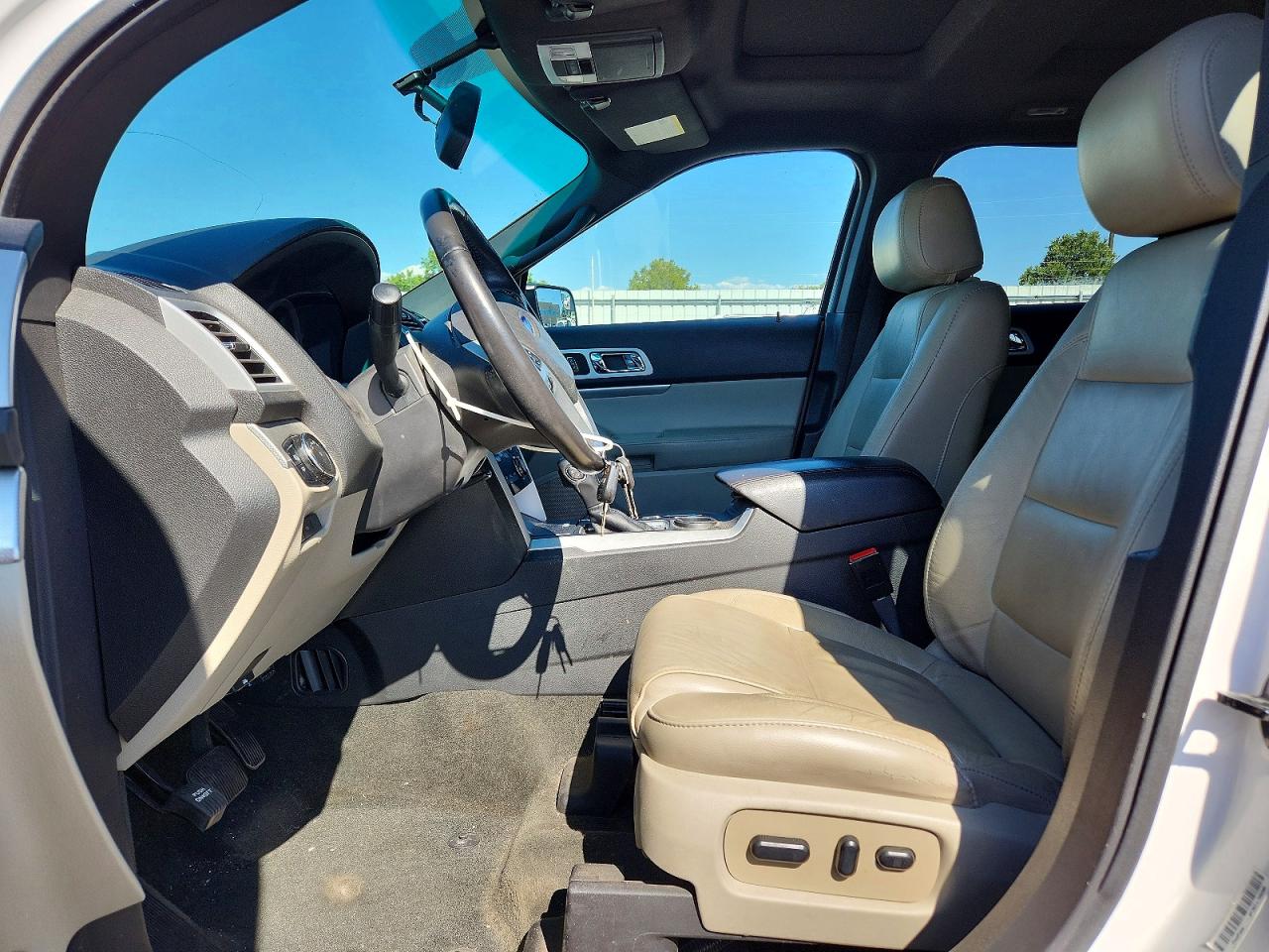2014 Ford Explorer Xlt White vin: 1FM5K7D82EGC21067