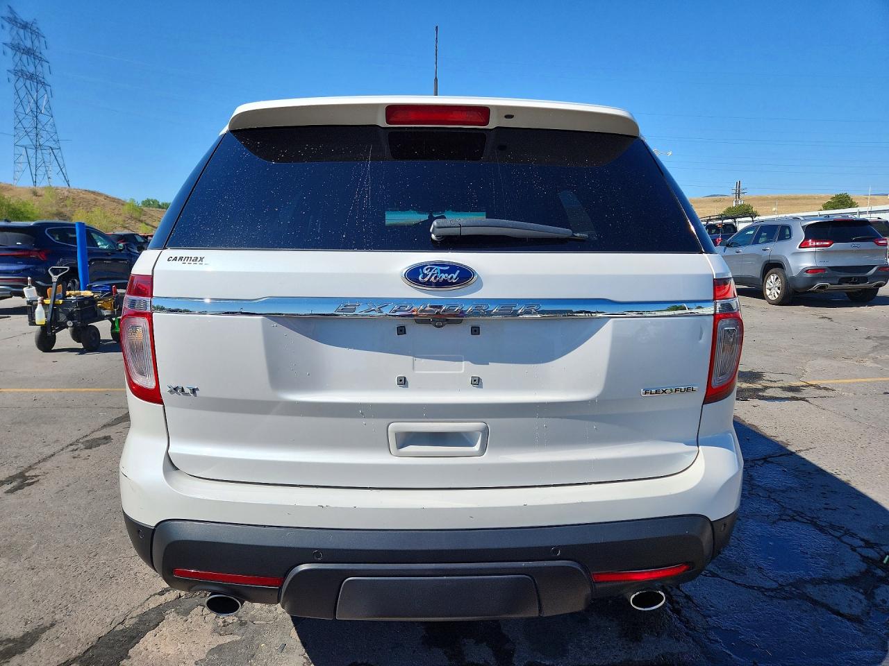 2014 Ford Explorer Xlt White vin: 1FM5K7D82EGC21067