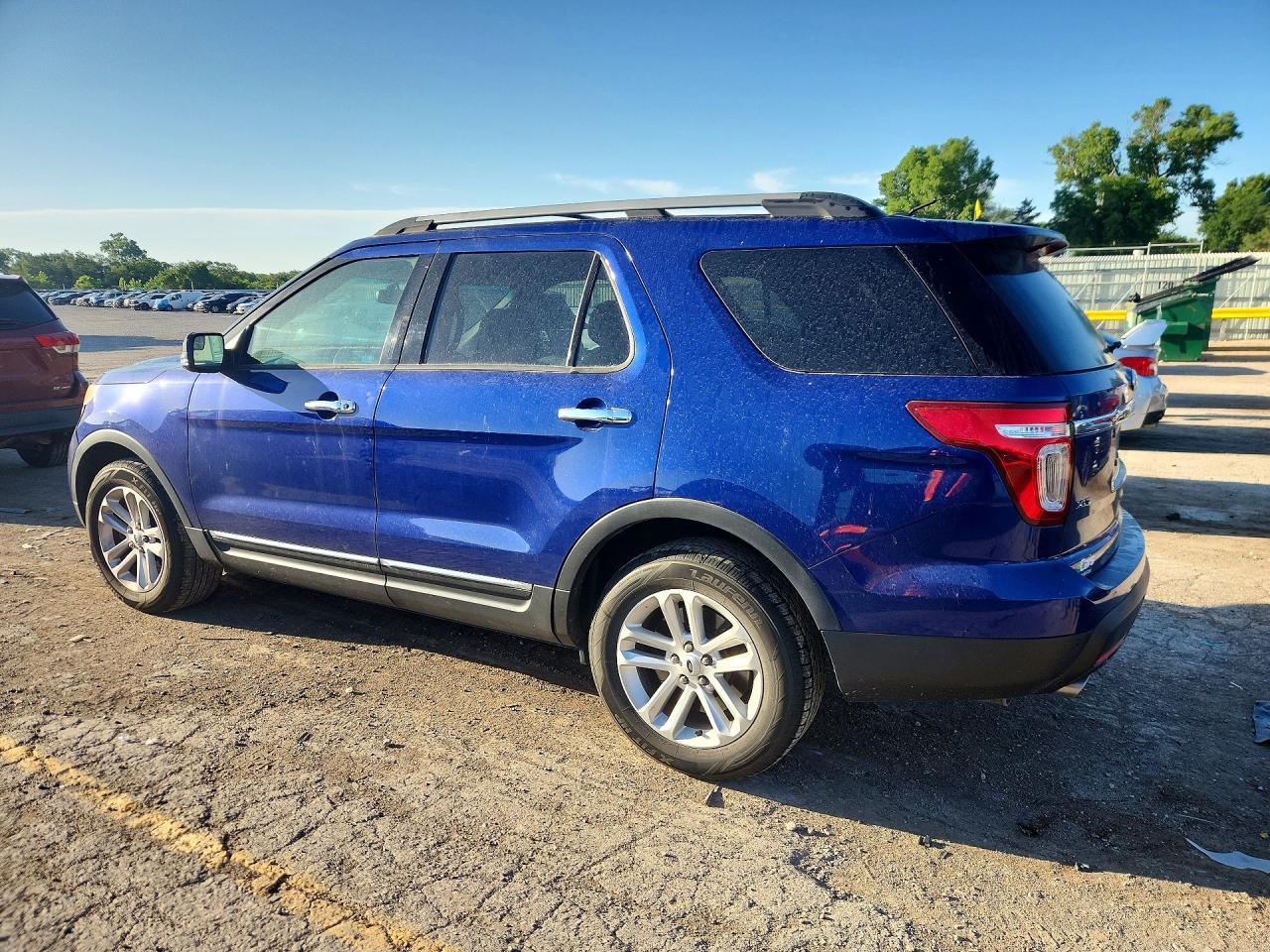 2014 Ford Explorer Xlt Blue vin: 1FM5K7D82EGC35504