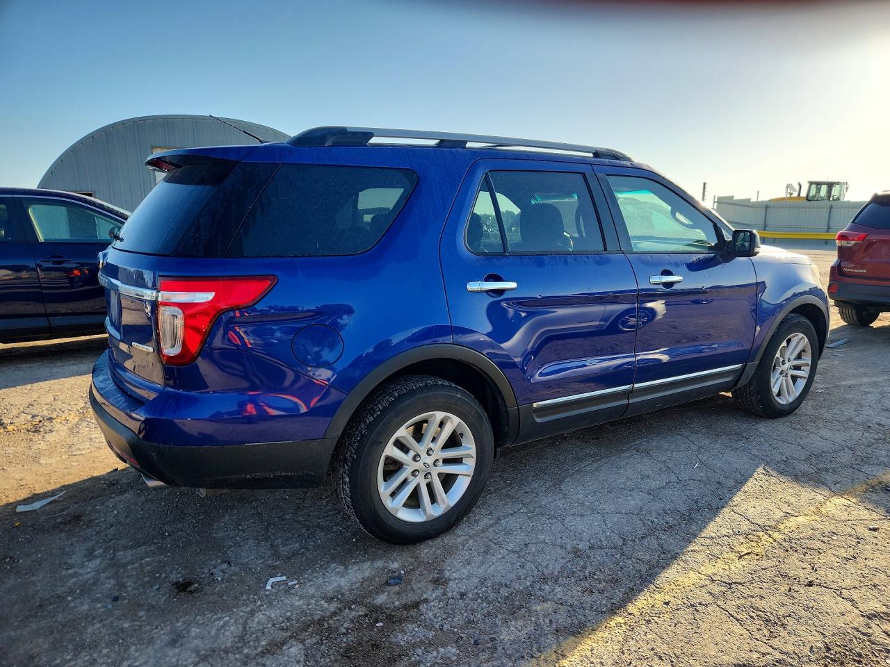2014 Ford Explorer Xlt Blue vin: 1FM5K7D82EGC35504