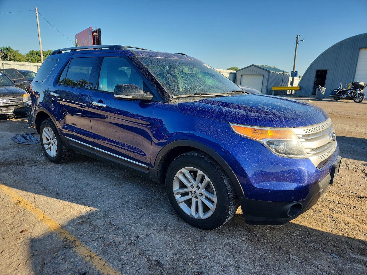 2014 Ford Explorer Xlt Blue vin: 1FM5K7D82EGC35504