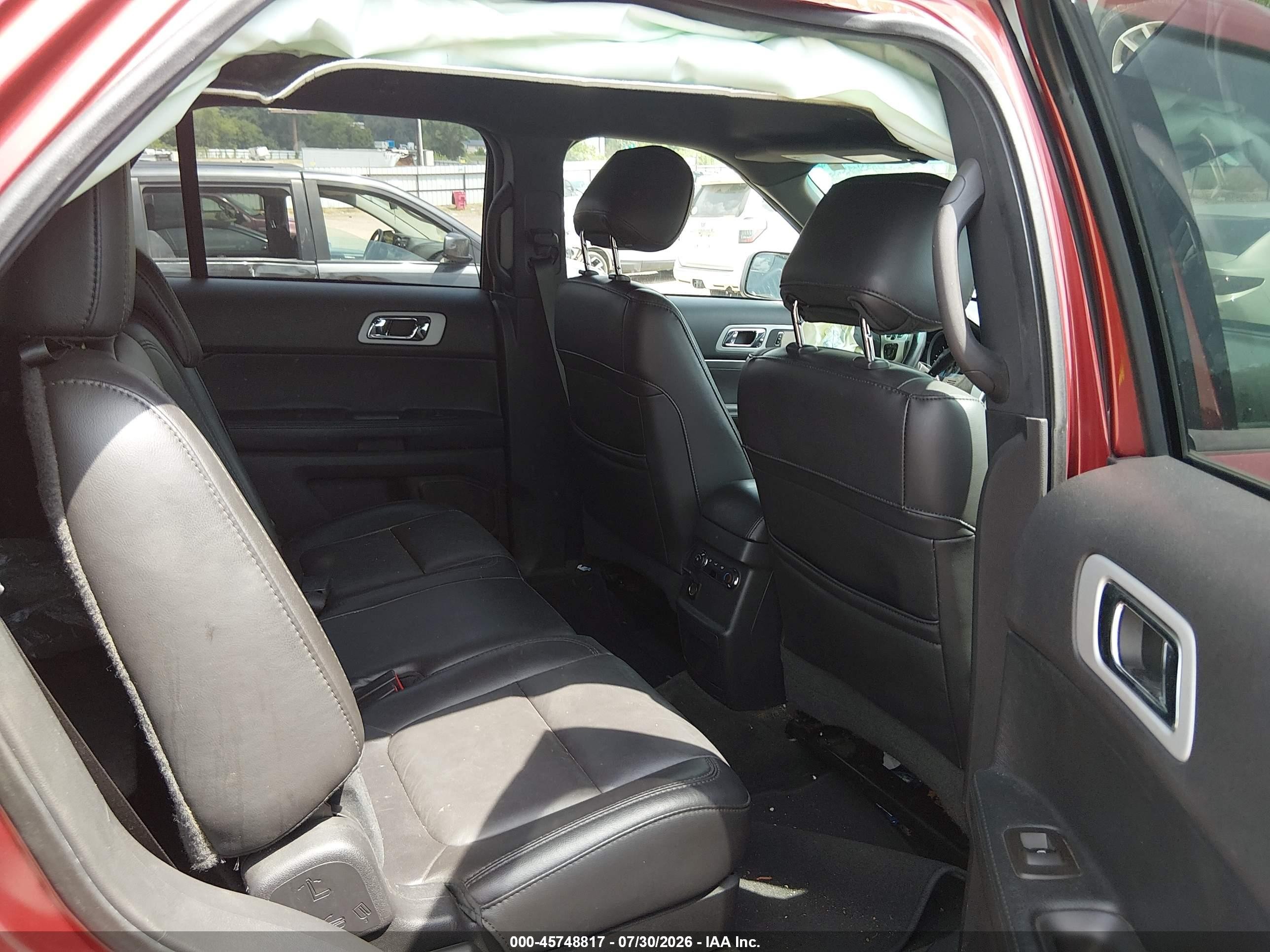 2014 Ford Explorer Xlt Orange vin: 1FM5K7D82EGC44784