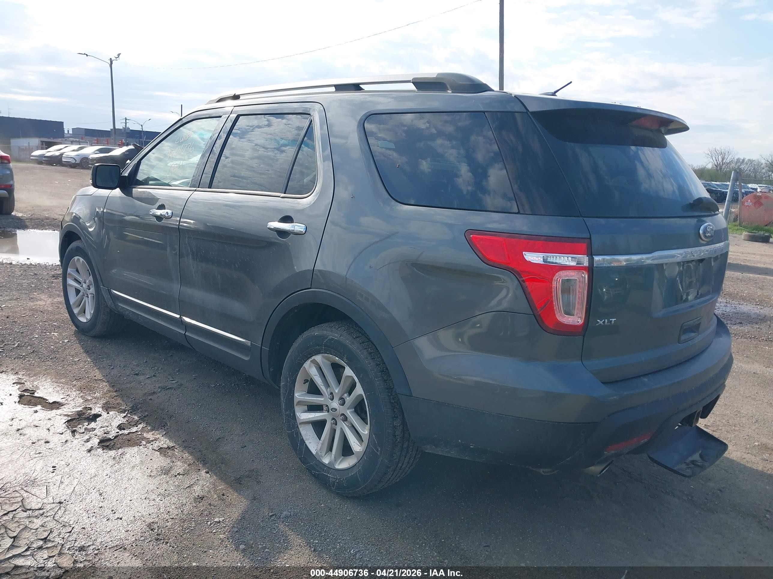 2015 Ford Explorer Xlt Gray vin: 1FM5K7D82FGA38561