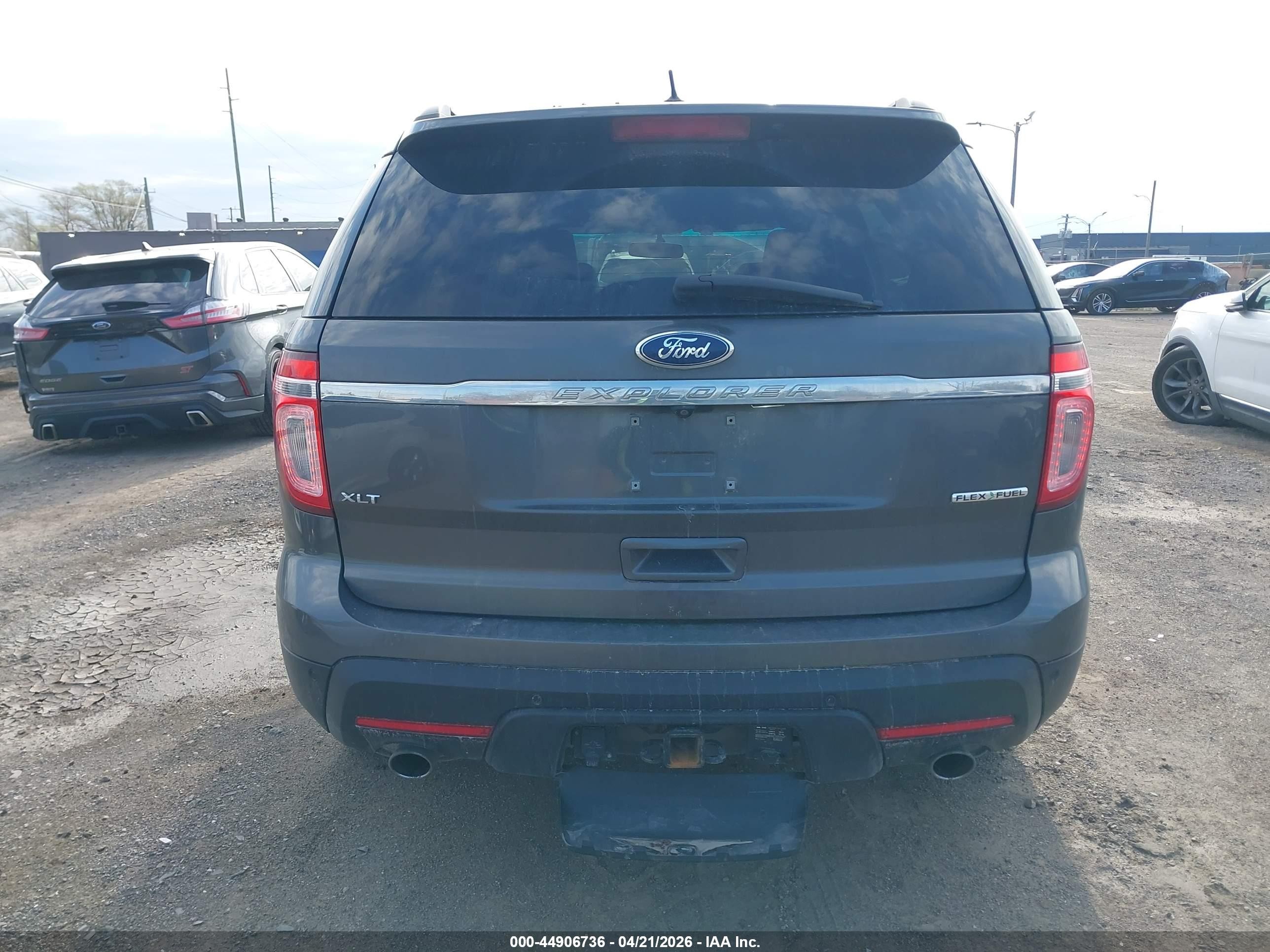 2015 Ford Explorer Xlt Gray vin: 1FM5K7D82FGA38561