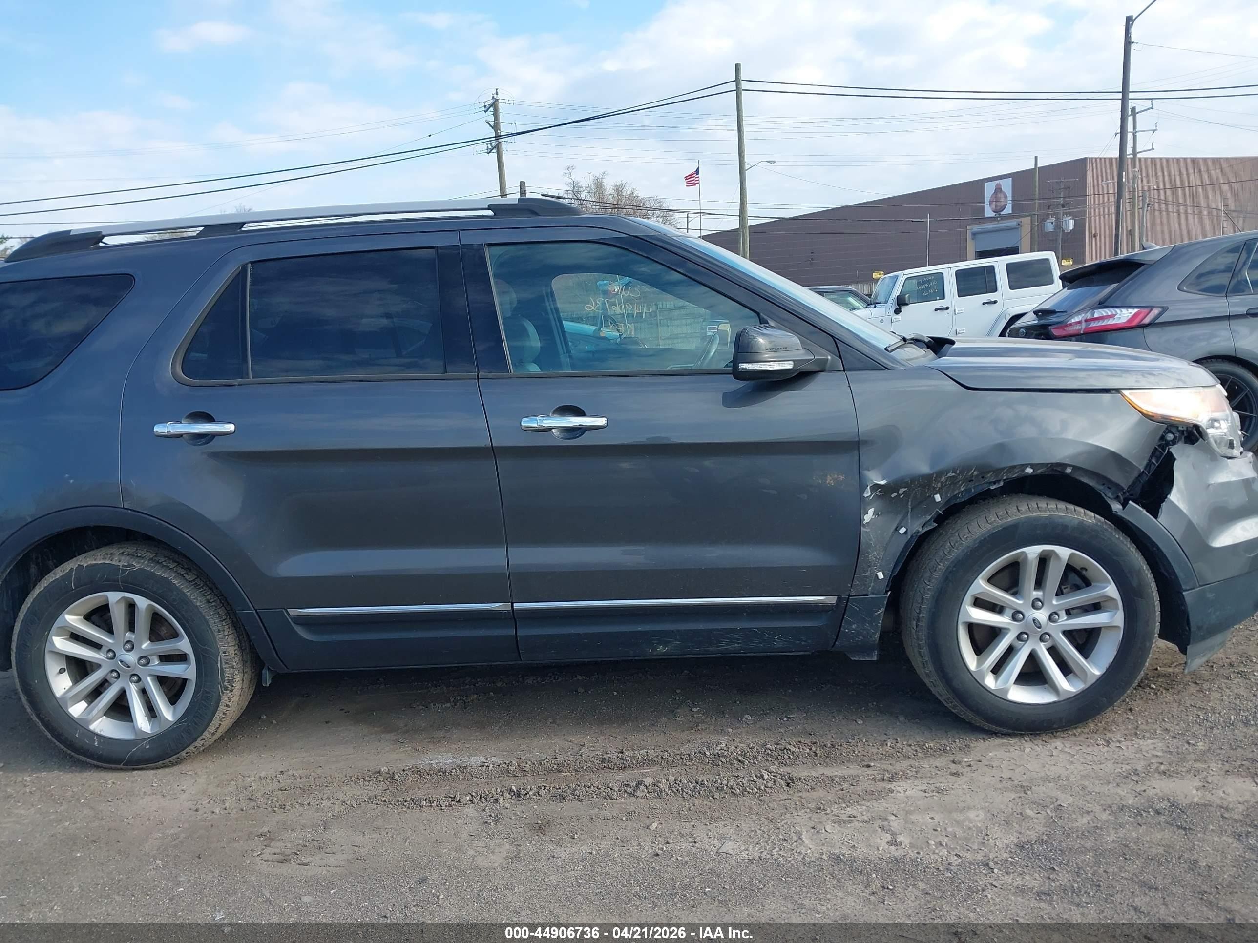 2015 Ford Explorer Xlt Gray vin: 1FM5K7D82FGA38561