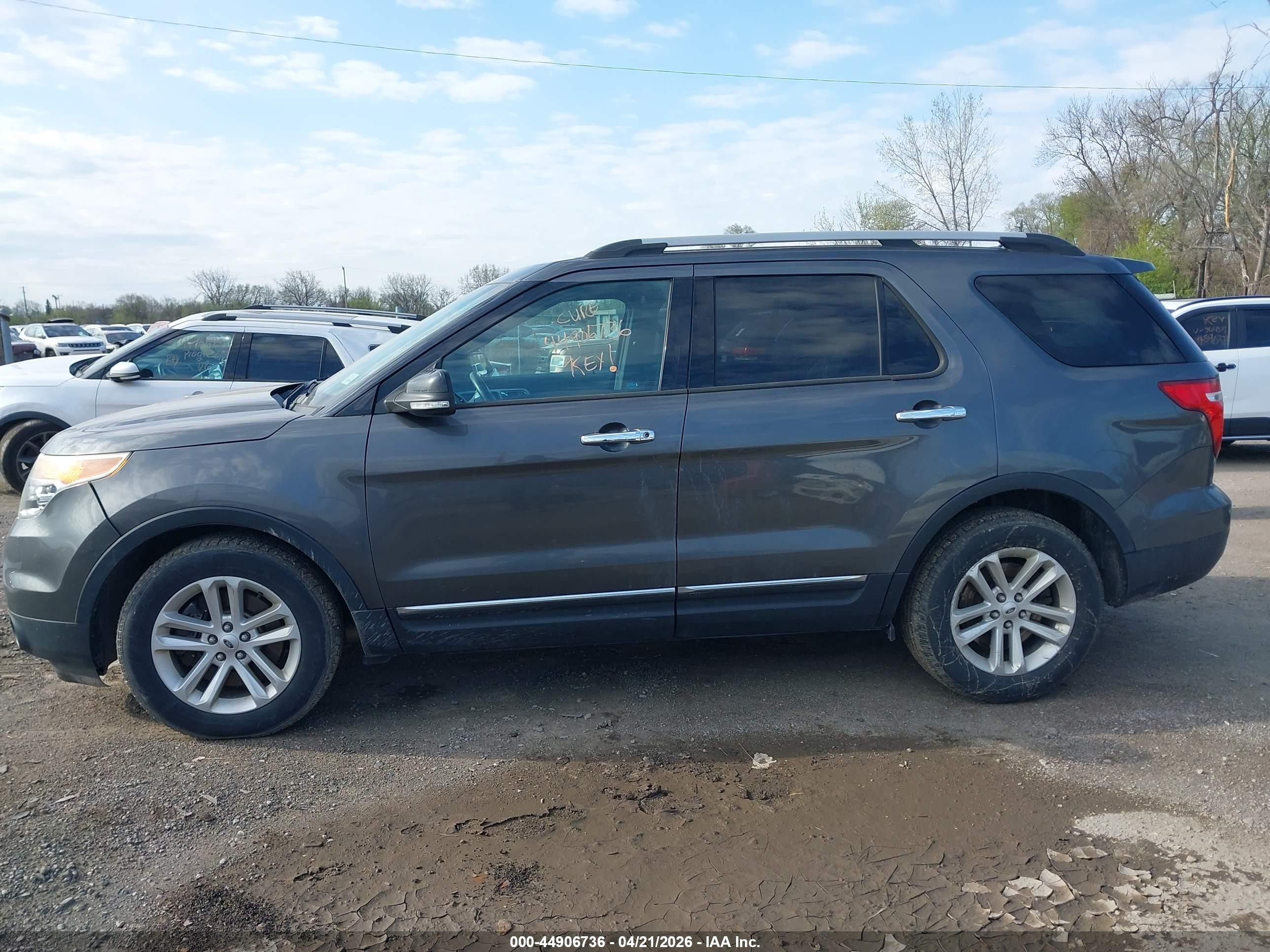 2015 Ford Explorer Xlt Gray vin: 1FM5K7D82FGA38561
