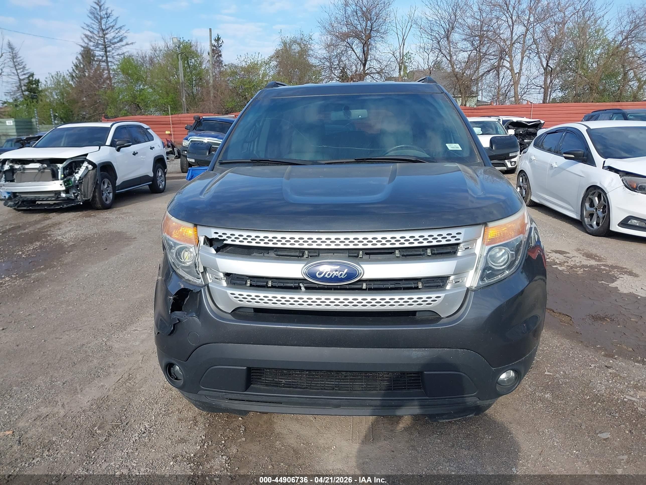 2015 Ford Explorer Xlt Gray vin: 1FM5K7D82FGA38561