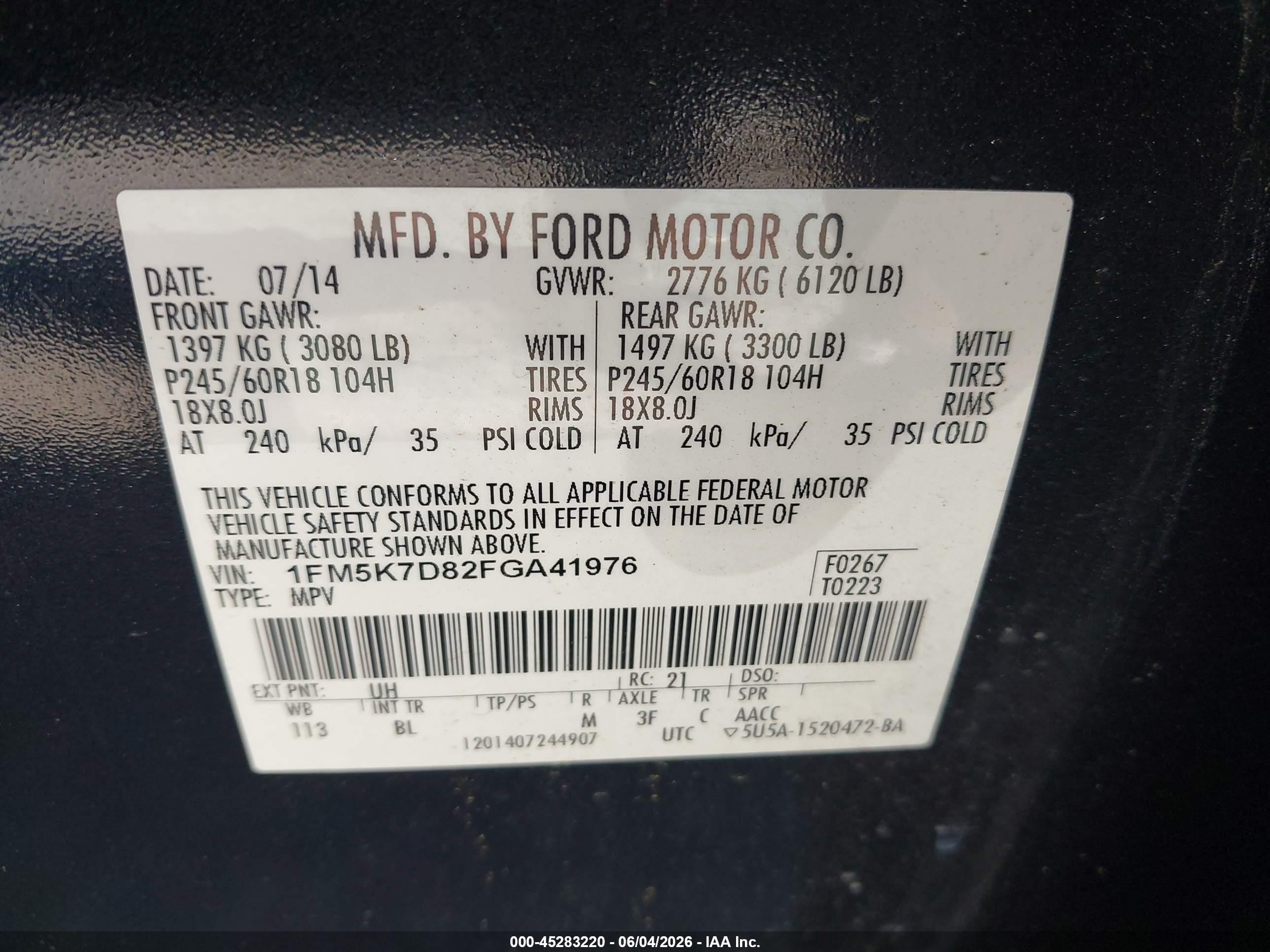 2015 Ford Explorer Xlt Black vin: 1FM5K7D82FGA41976