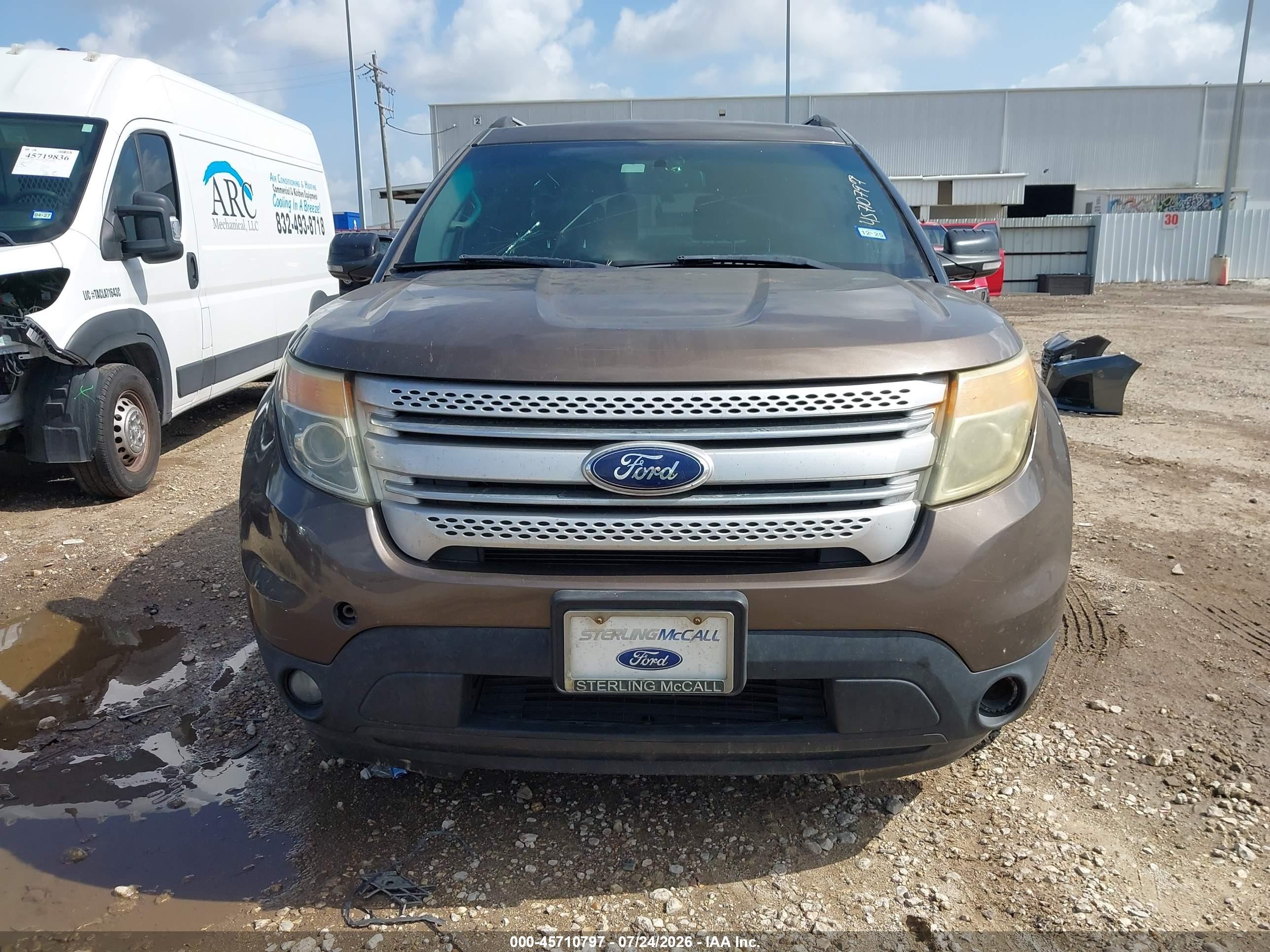 2015 Ford Explorer Xlt Brown vin: 1FM5K7D82FGA54047
