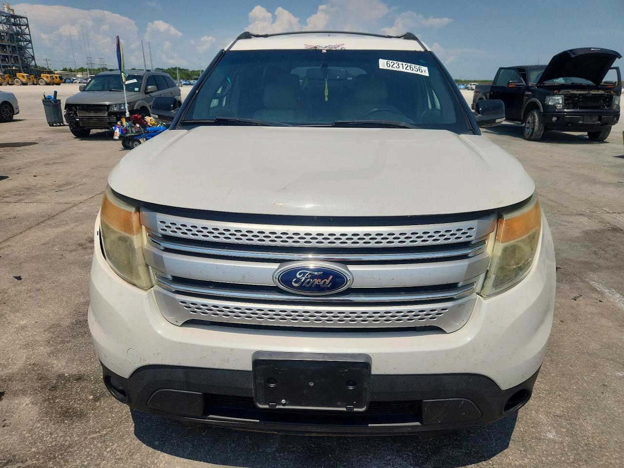 2015 Ford Explorer Xlt White vin: 1FM5K7D82FGA61435