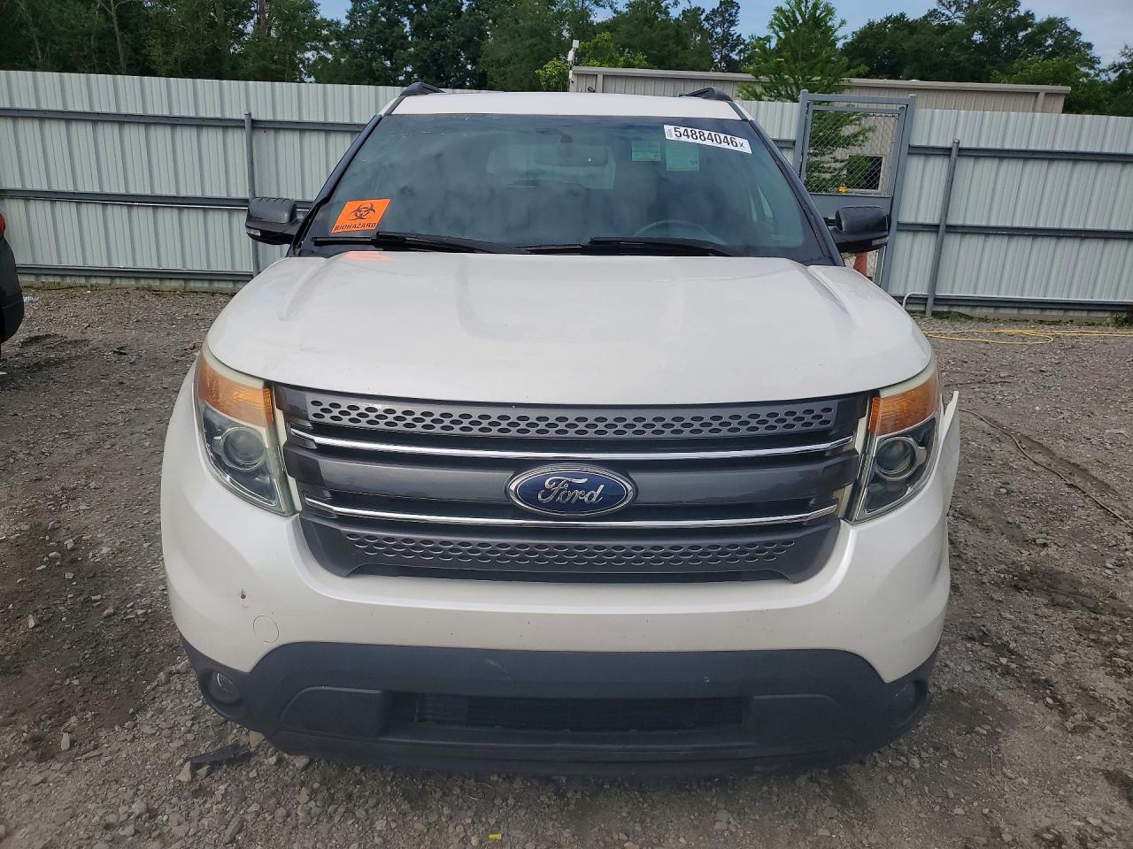 2015 Ford Explorer Xlt White vin: 1FM5K7D82FGA74993