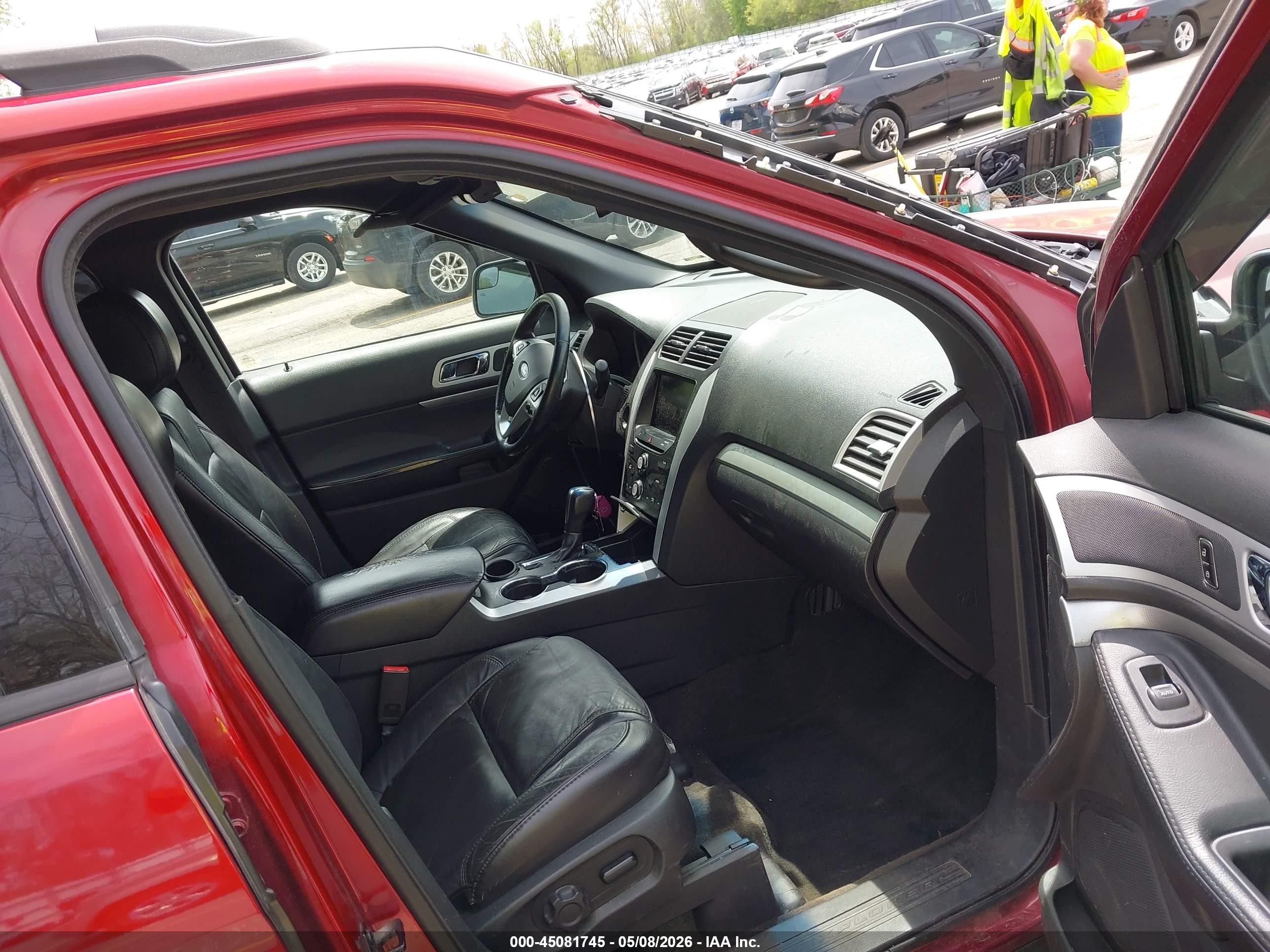 2015 Ford Explorer Xlt Красный vin: 1FM5K7D82FGB22234